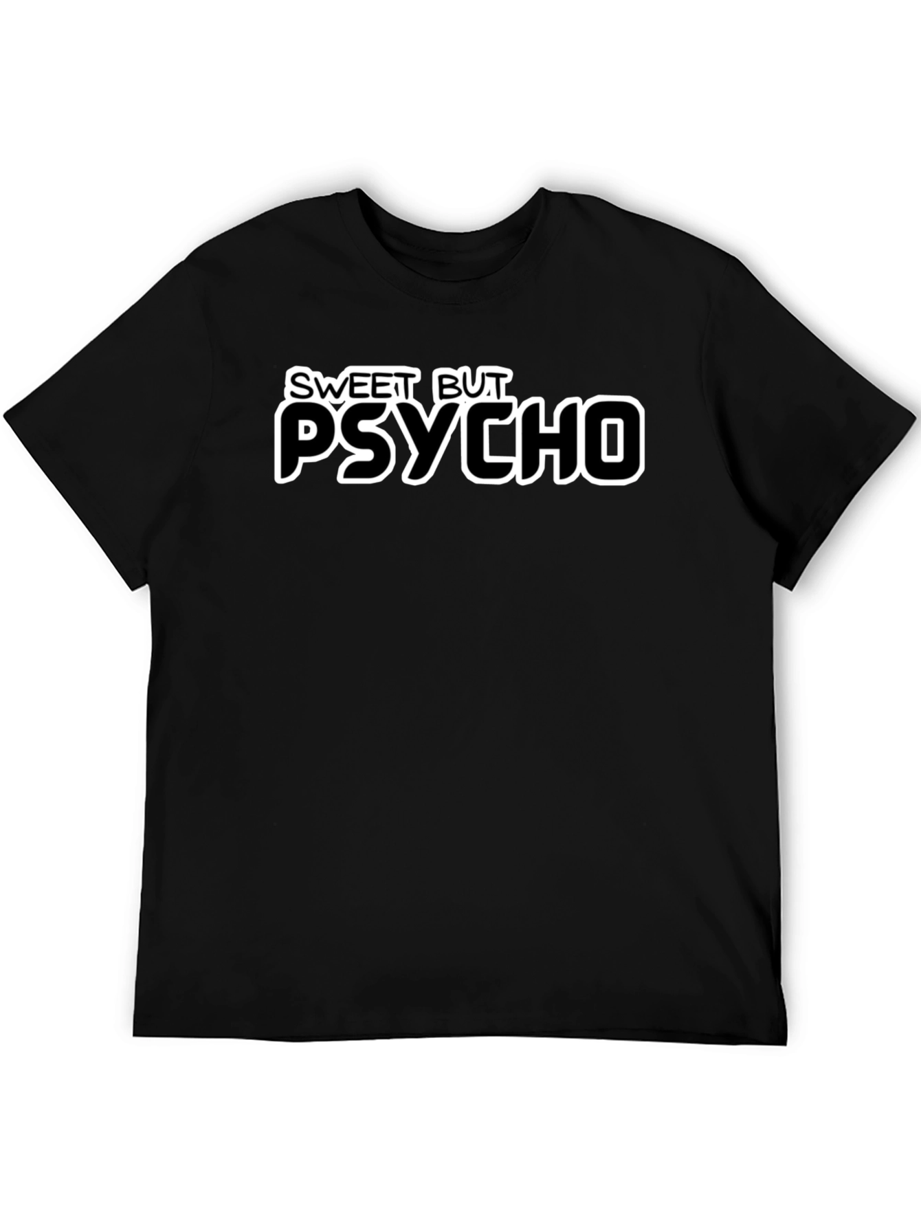 Sweet But Psycho Graphic Tee - Black