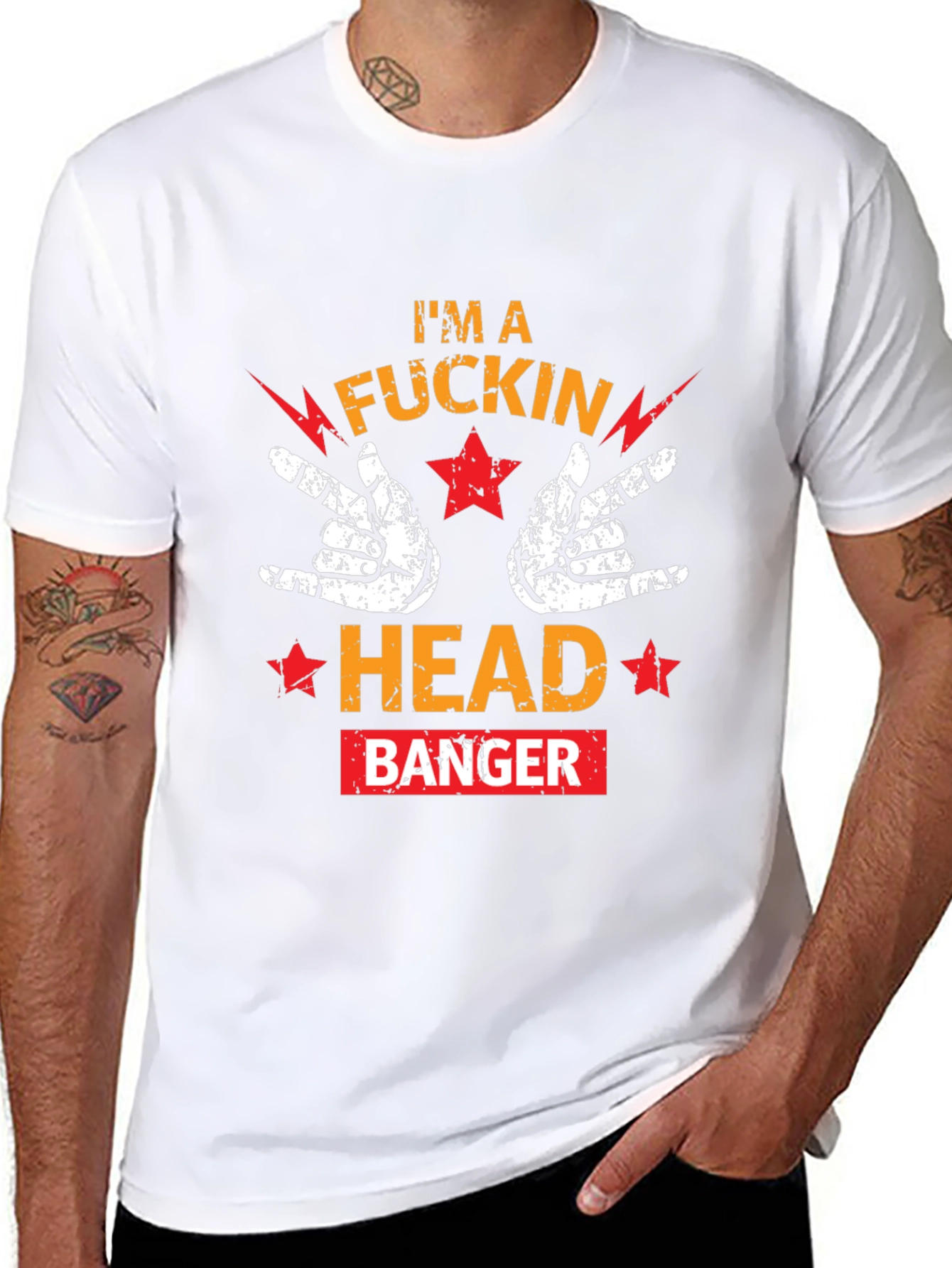 Im A Rockin Headbanger Graphic Tee