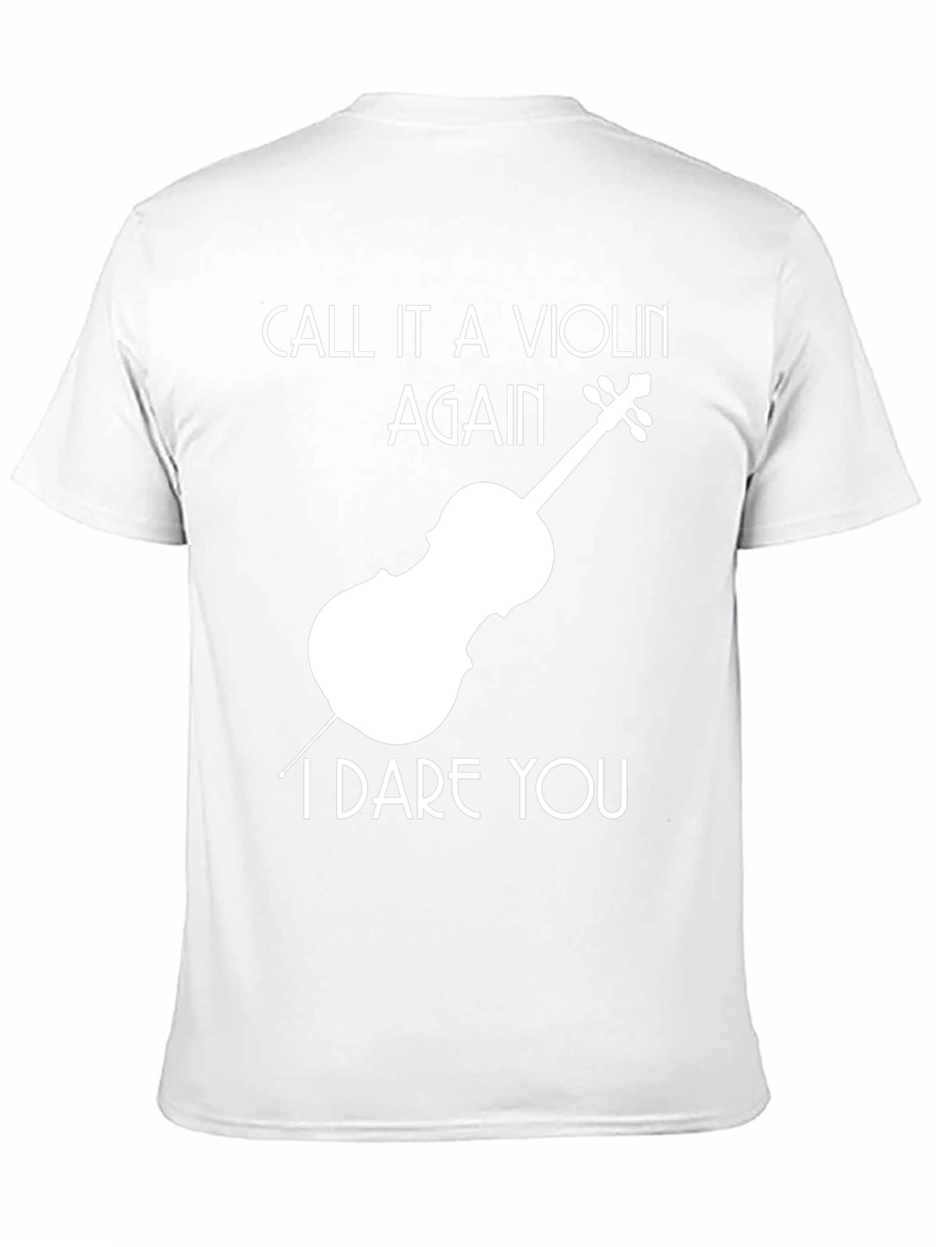Violin I Dare You Black T-Shirt