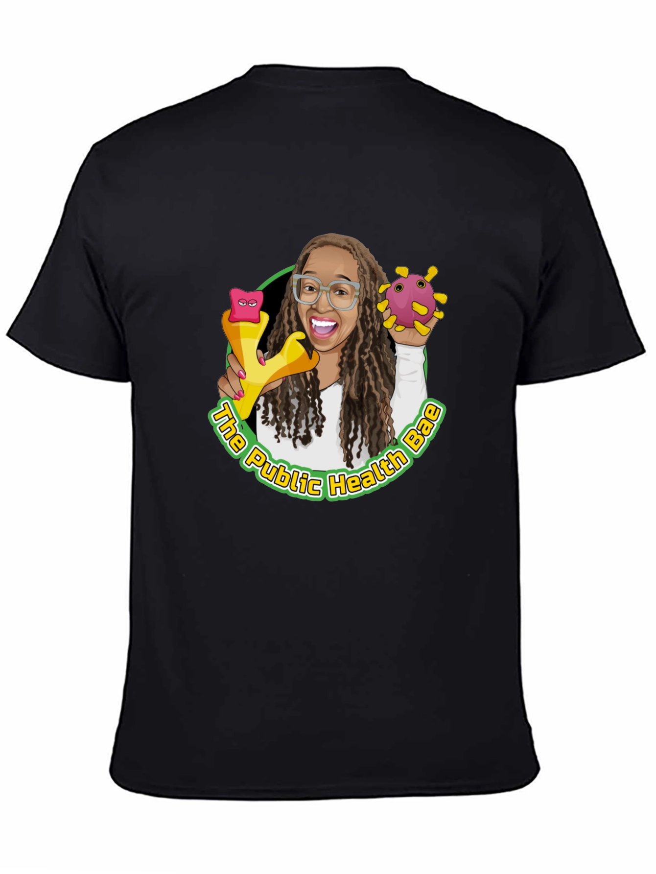 Public Health Bae Graphic Tee - Black Cotton T-Shirt