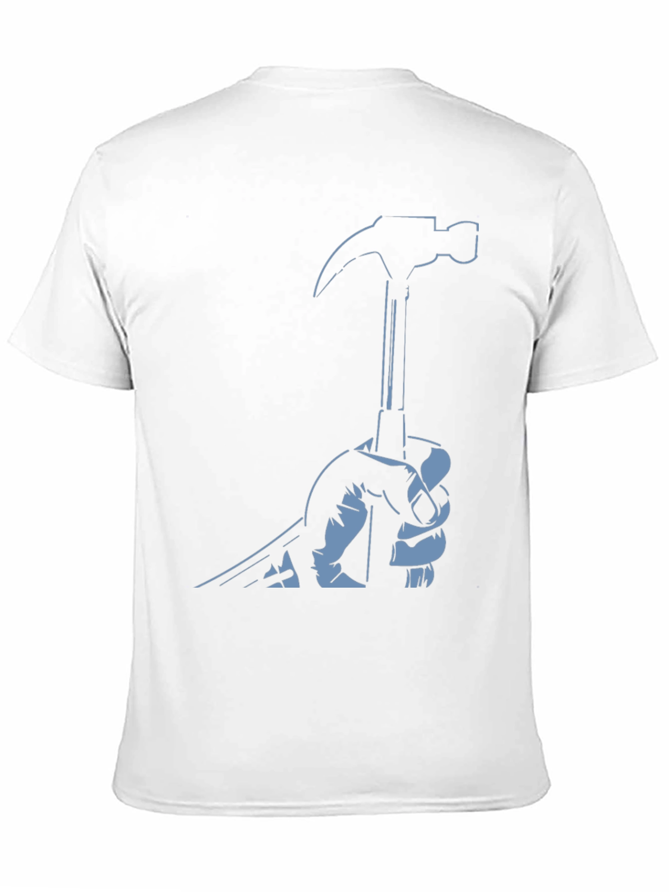 Hammer Graphic T-Shirt - Black Crew Neck Tee