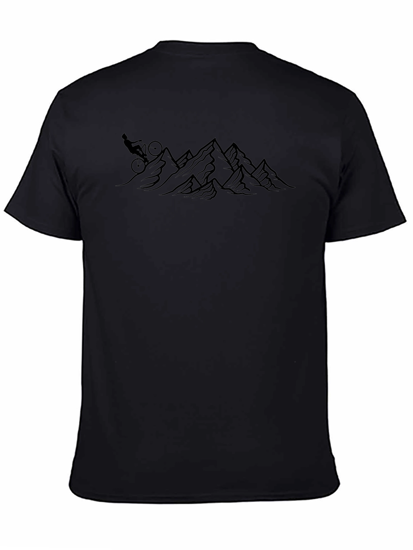 Mountain Biking Adventure Tee - Black