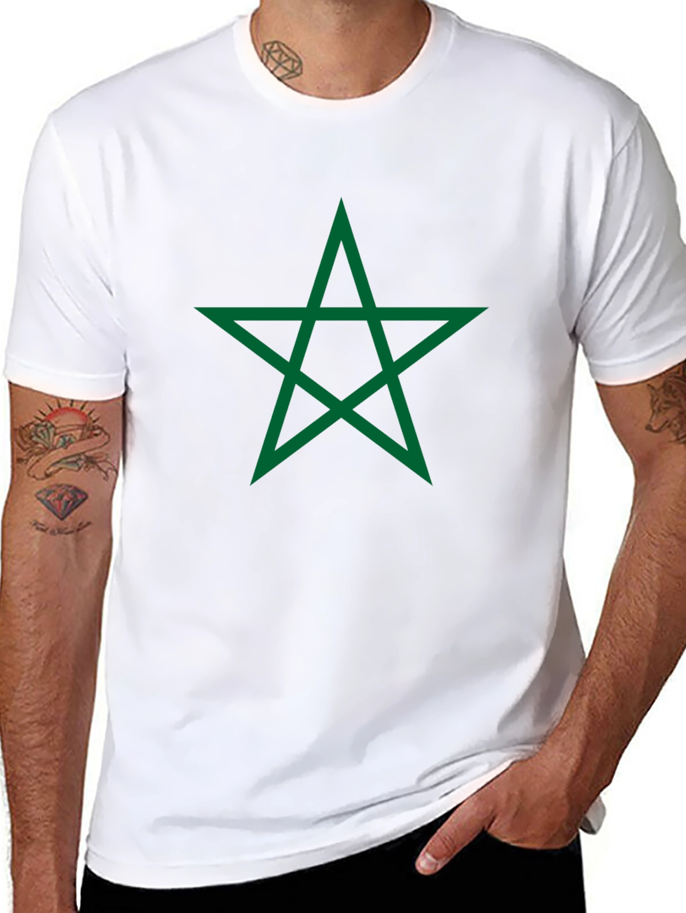 Emerald Star Black T-Shirt