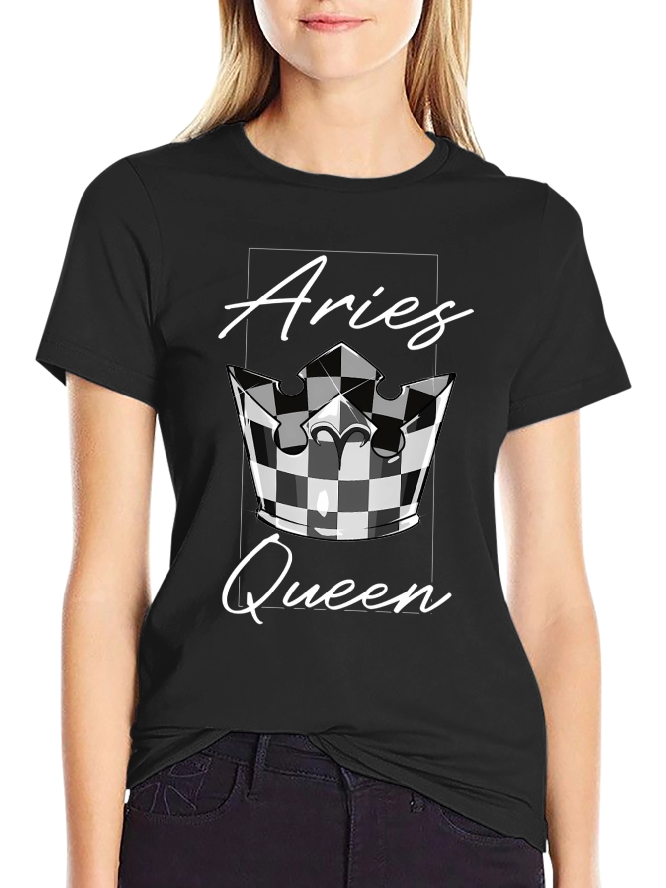 Aries Queen Graphic Tee - Zodiac T-Shirt