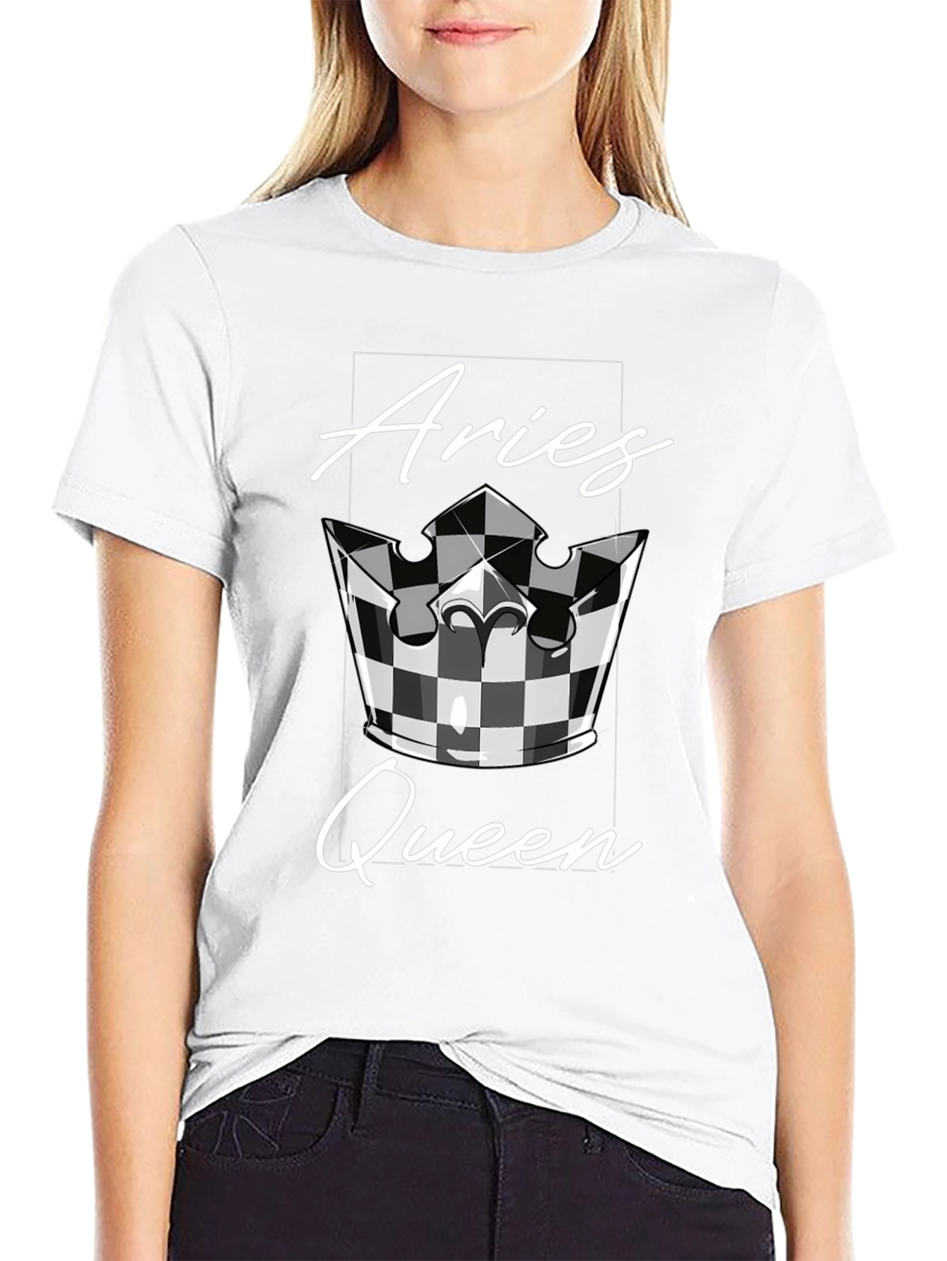 Aries Queen Graphic Tee - Zodiac T-Shirt