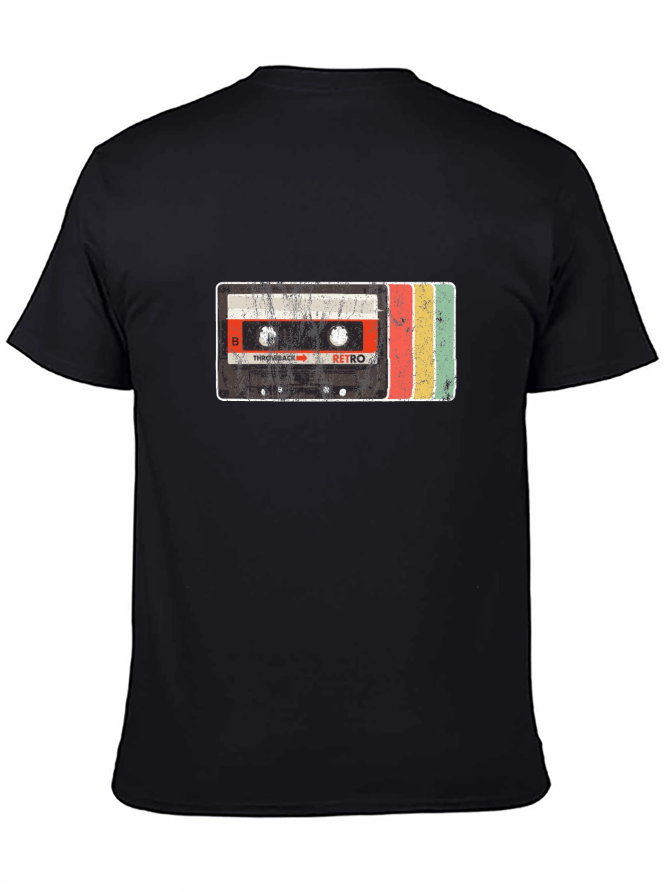 Retro Cassette Tape Graphic Tee - Throwback Style