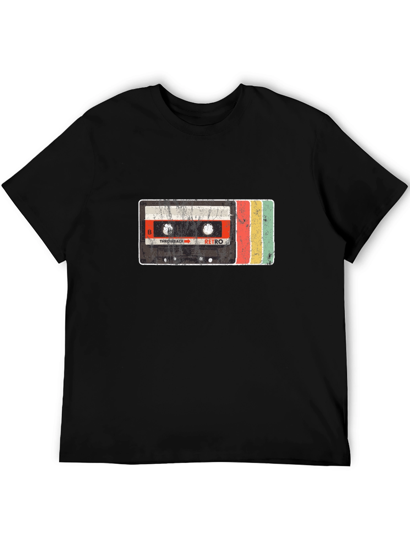 Retro Cassette Tape Graphic Tee - Throwback Style