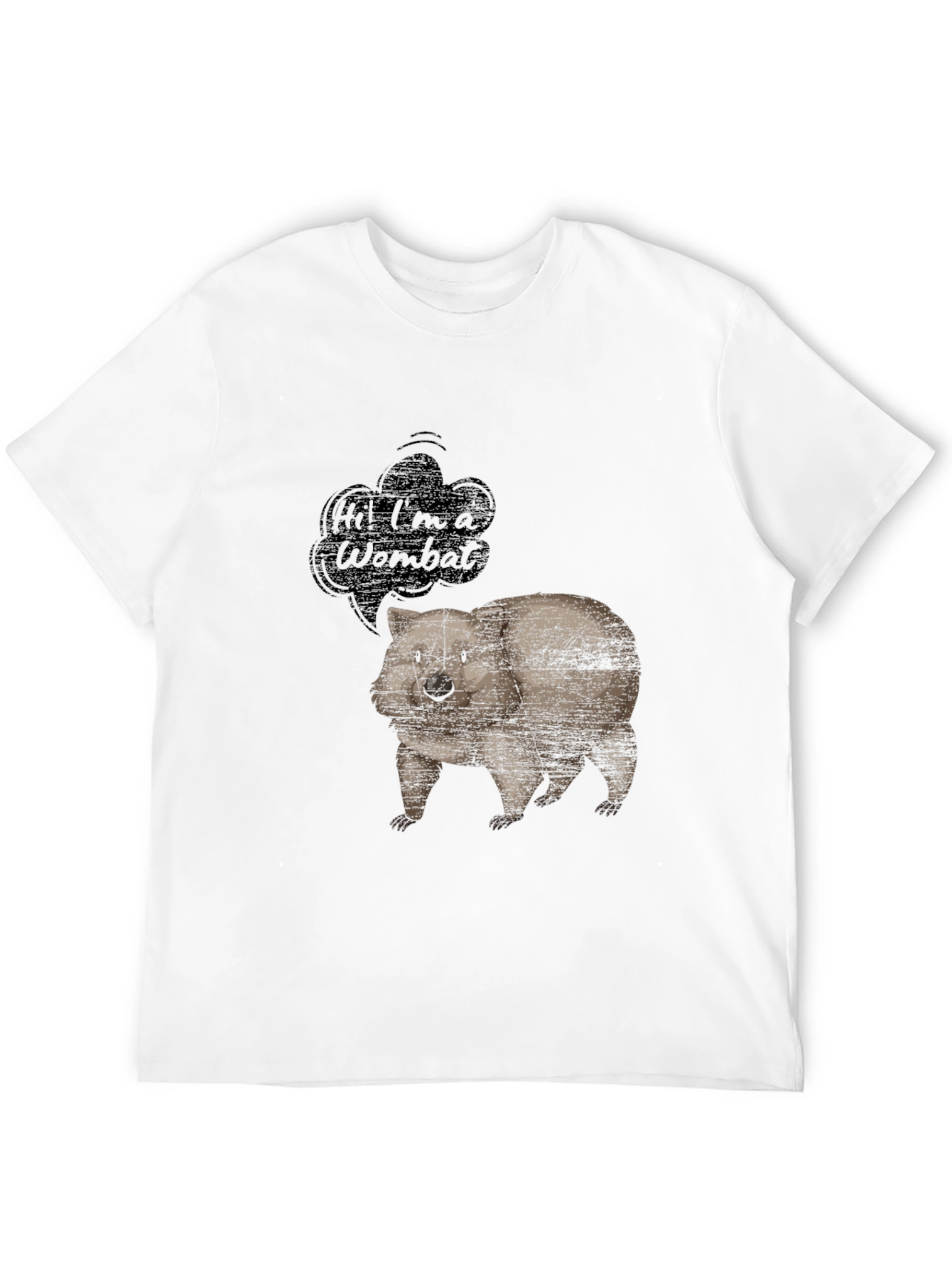 Wombat Graphic Tee - Mens Black T-Shirt