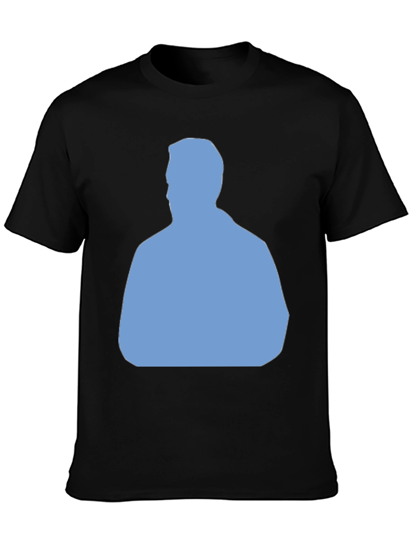 Modern Silhouette Graphic T-Shirt - Black