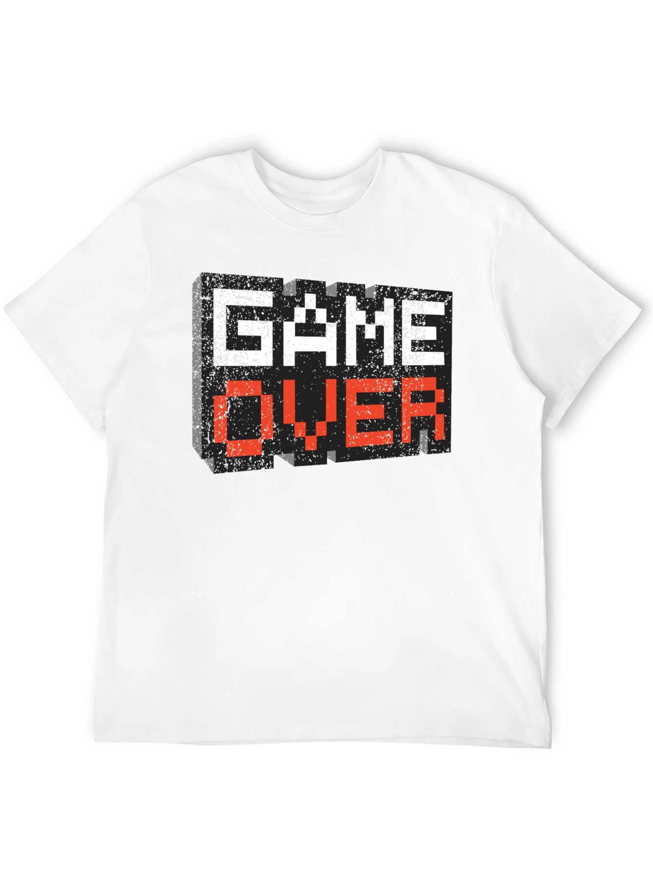 Game Over Pixel Art T-Shirt - Retro Gaming Tee