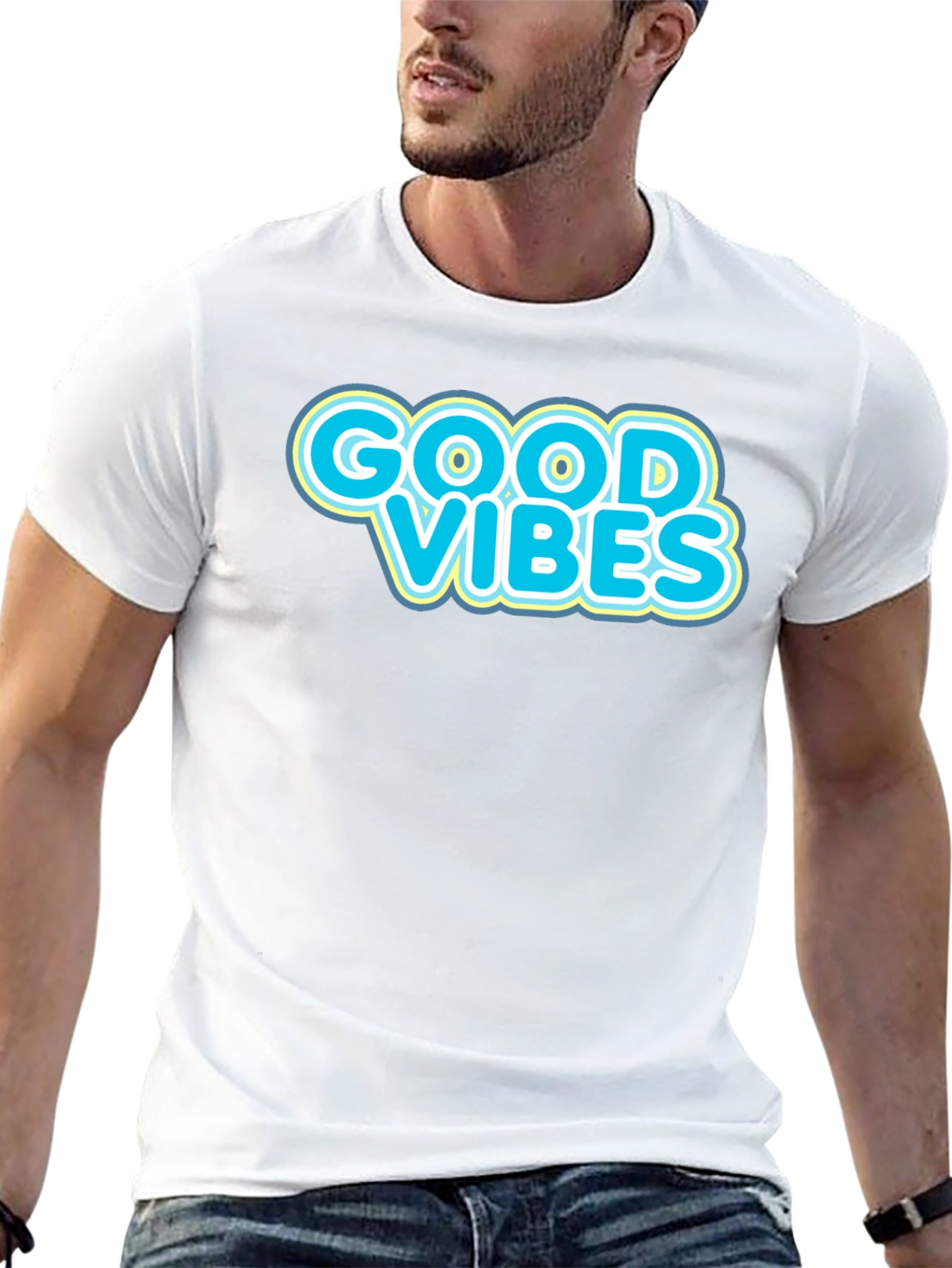 Good Vibes Graphic Tee - Black