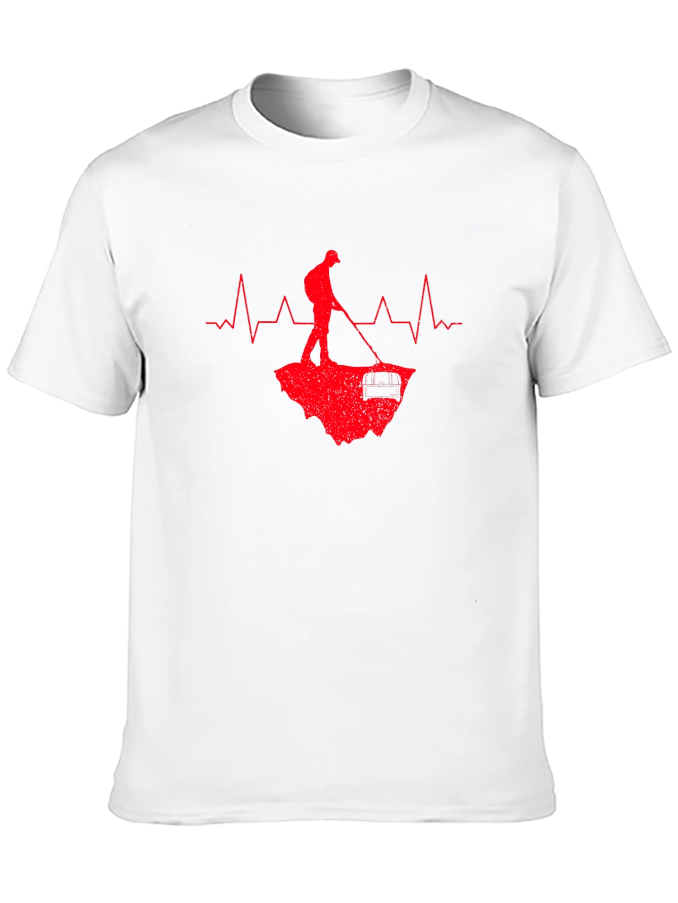 Metal Detecting Heartbeat T-Shirt
