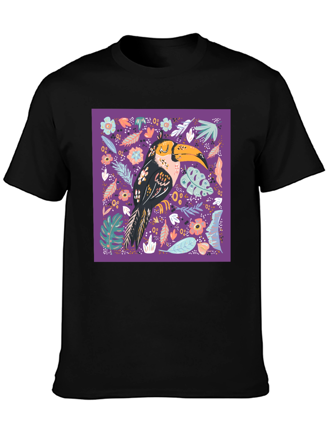 Tropical Toucan Graphic T-Shirt