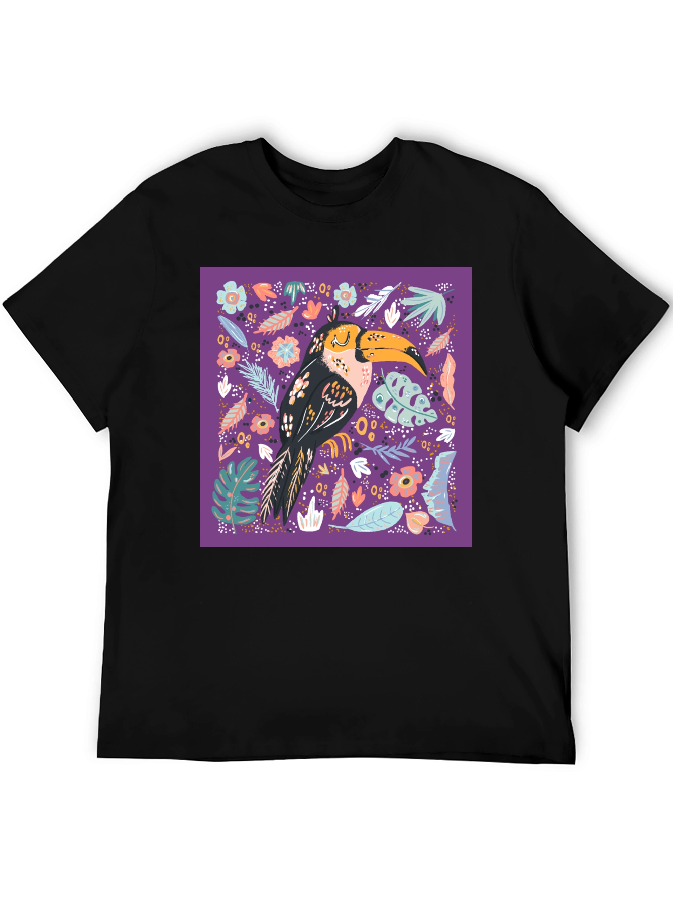 Tropical Toucan Graphic T-Shirt