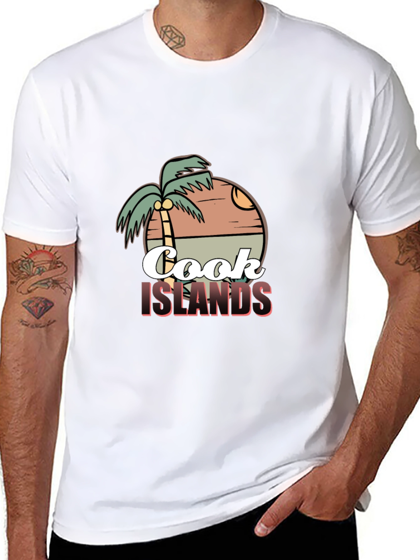Cook Islands Palm Tree T-Shirt