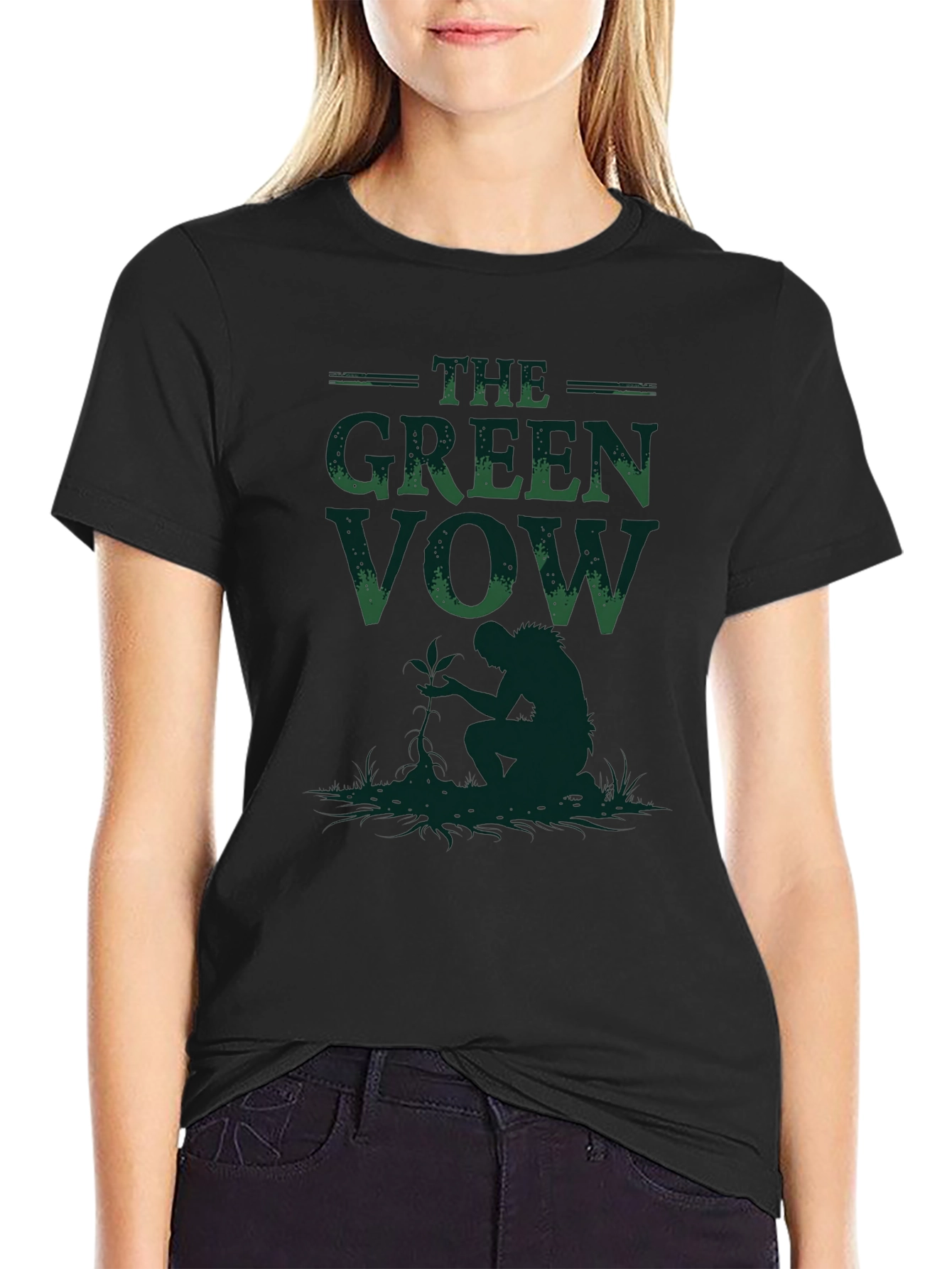 The Green Vow Graphic T-Shirt - Nature Inspired Tee