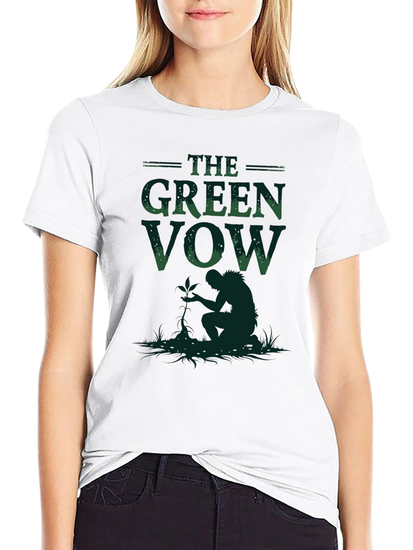 The Green Vow Graphic T-Shirt - Nature Inspired Tee