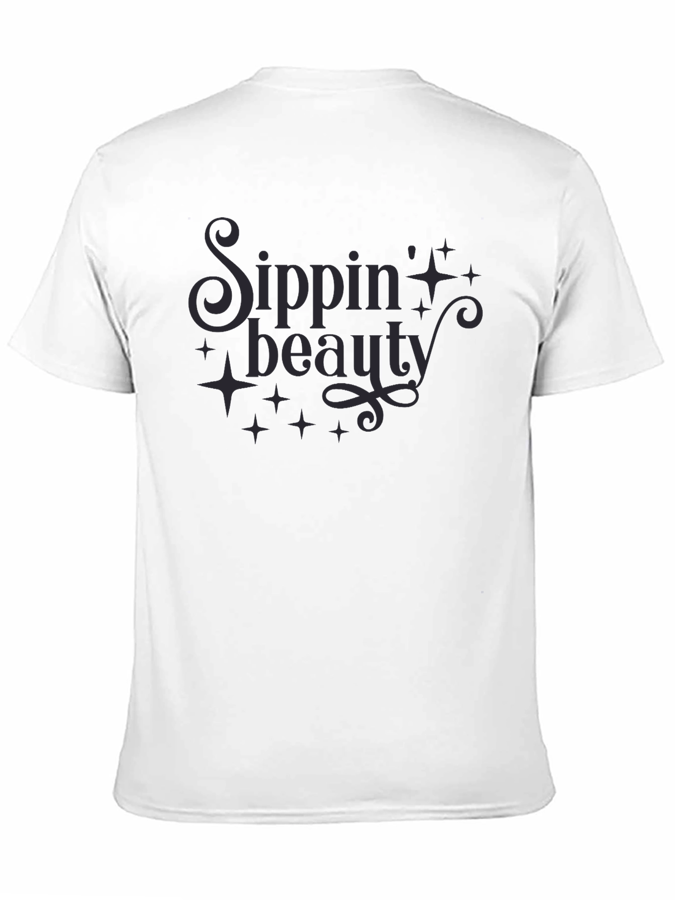 Sippin Beauty Graphic Tee - Stylish Comfort