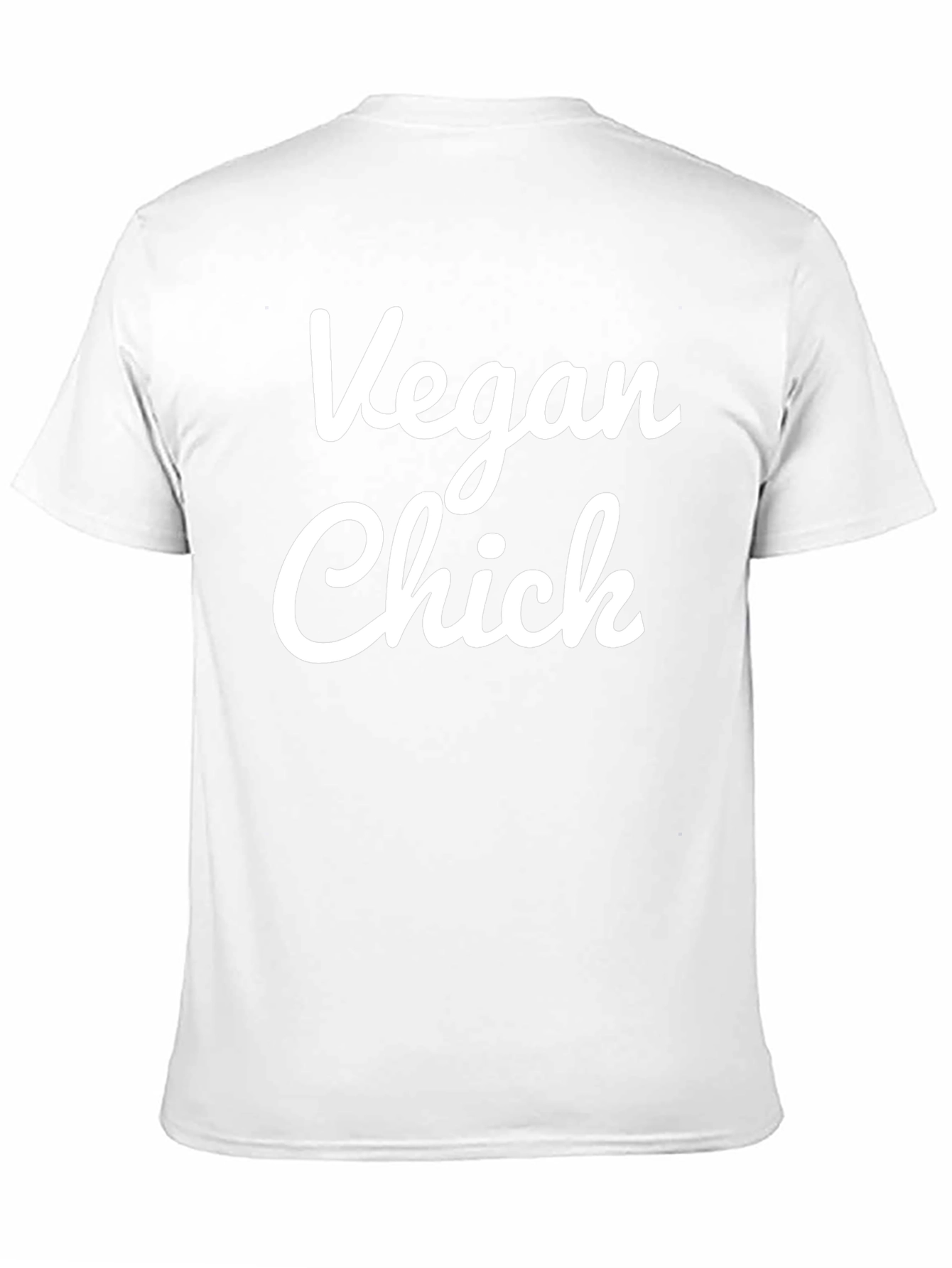 Vegan Chick Black T-Shirt - Animal Lover Tee
