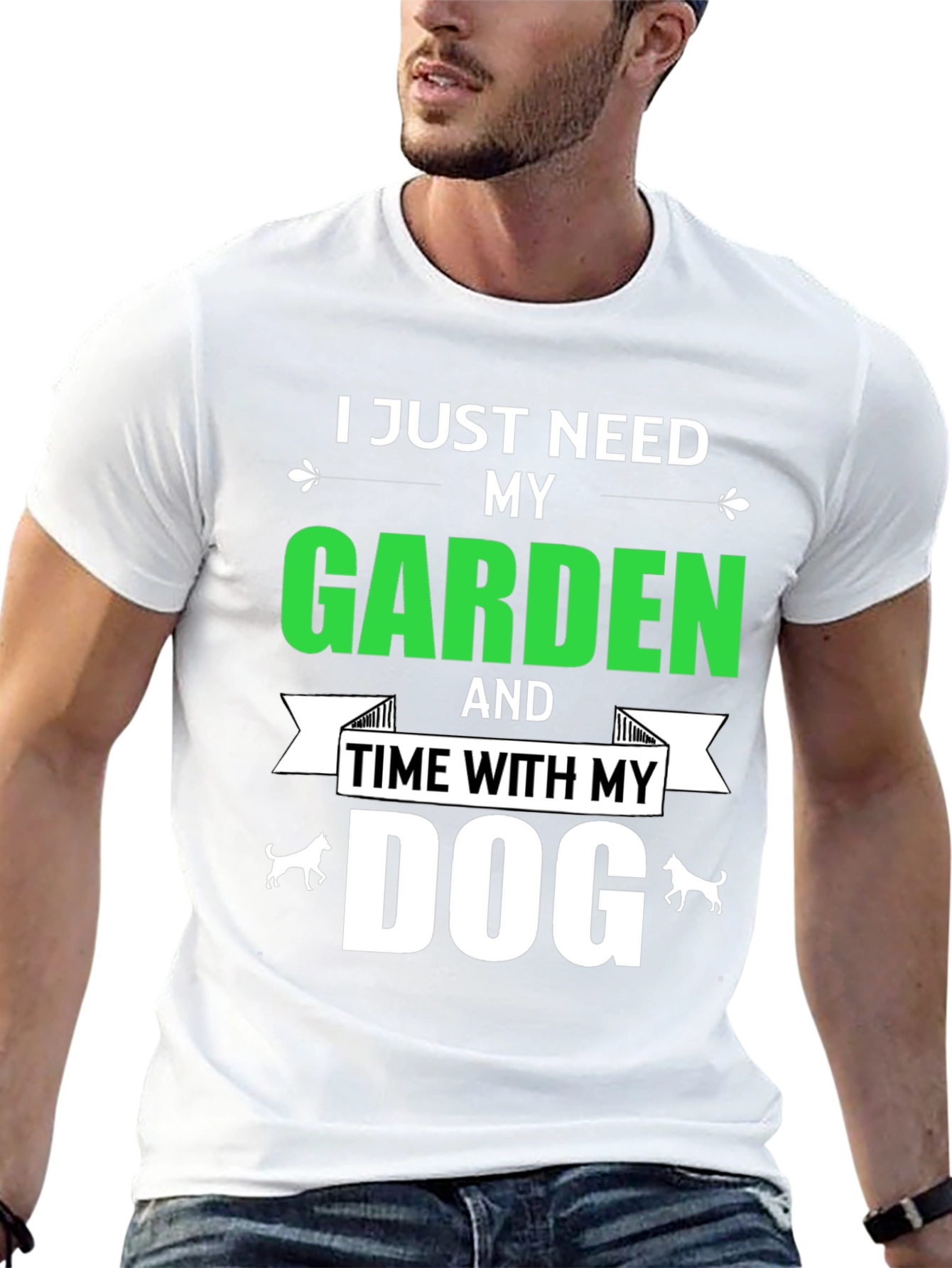 Garden and Dog T-Shirt