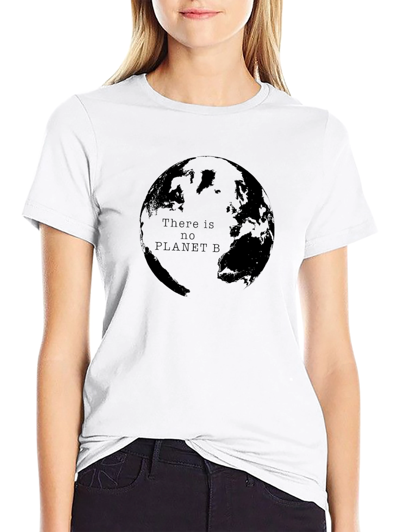 There is No Planet B Black Graphic T-Shirt