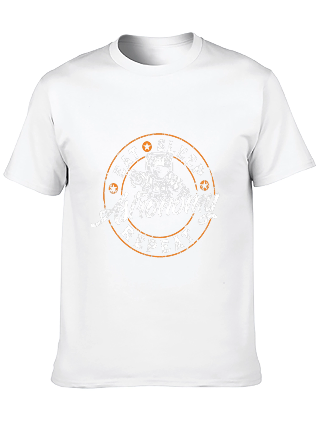 Eat Sleep Astronomy Repeat Black T-Shirt