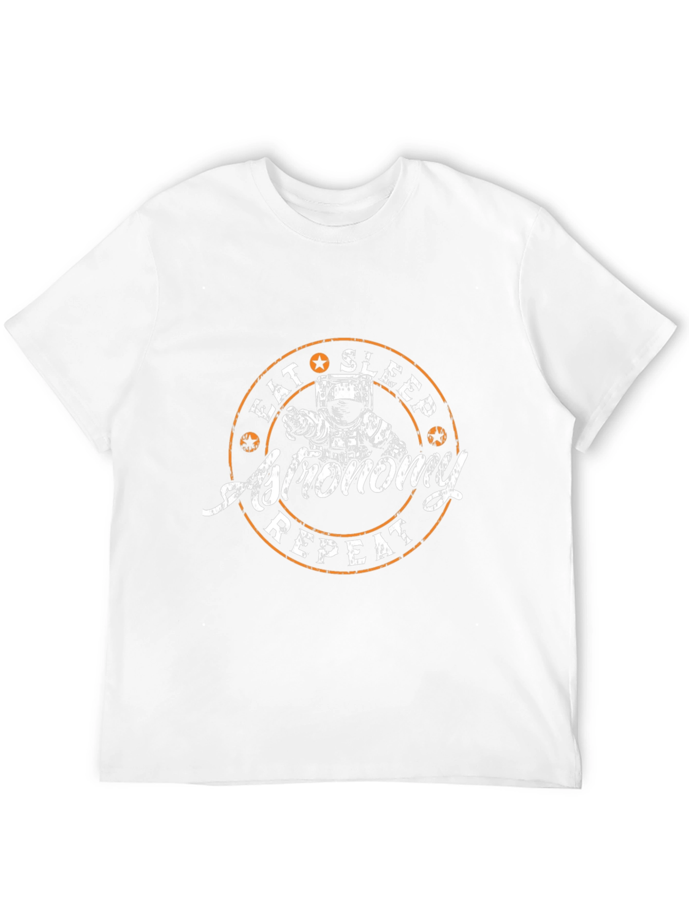 Eat Sleep Astronomy Repeat Black T-Shirt
