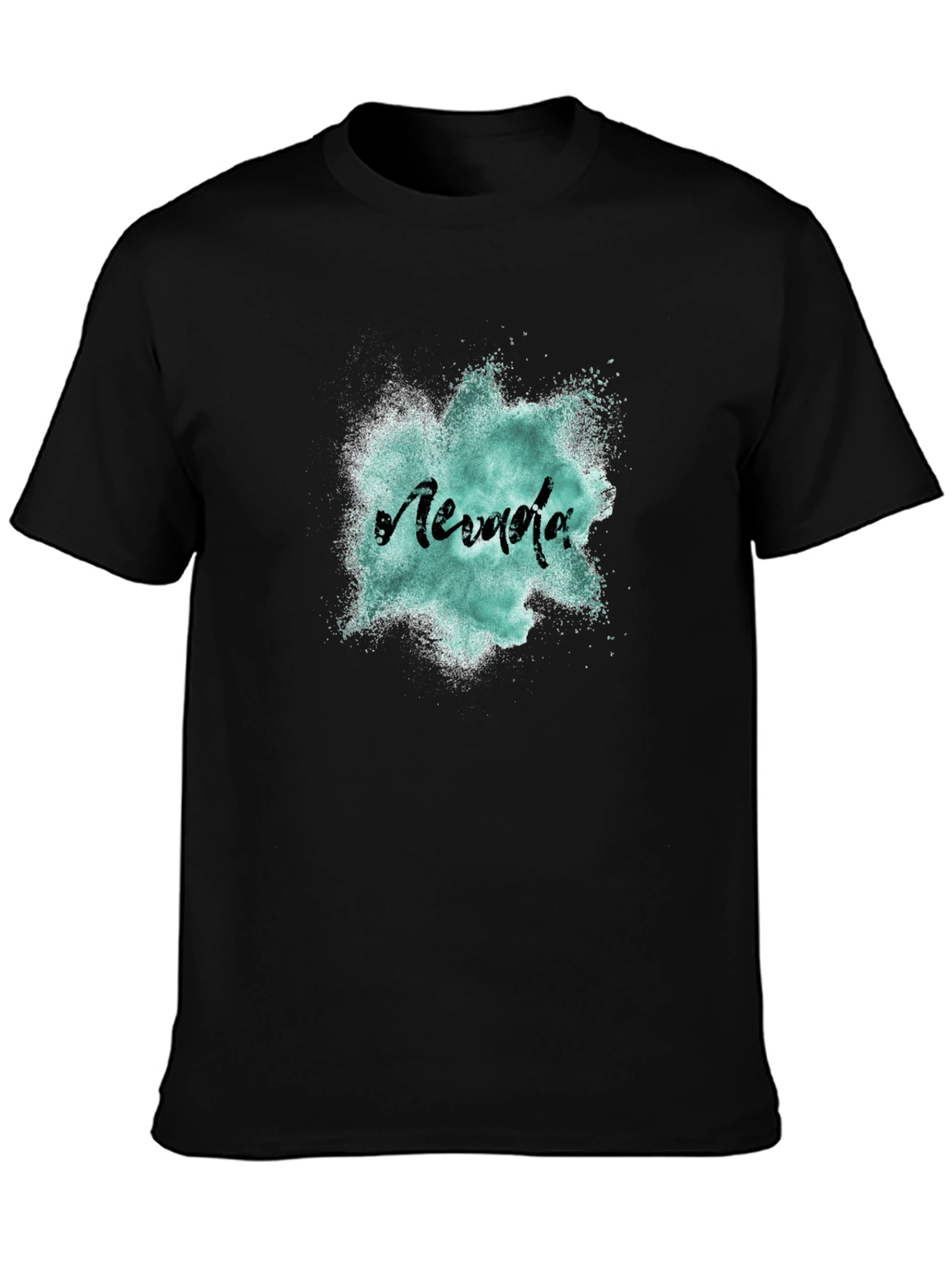 Nevada Graphic Print Mens Black T-Shirt