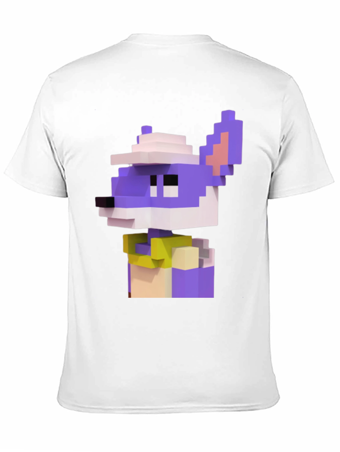 Pixel Art Character Graphic Tee - Black T-Shirt