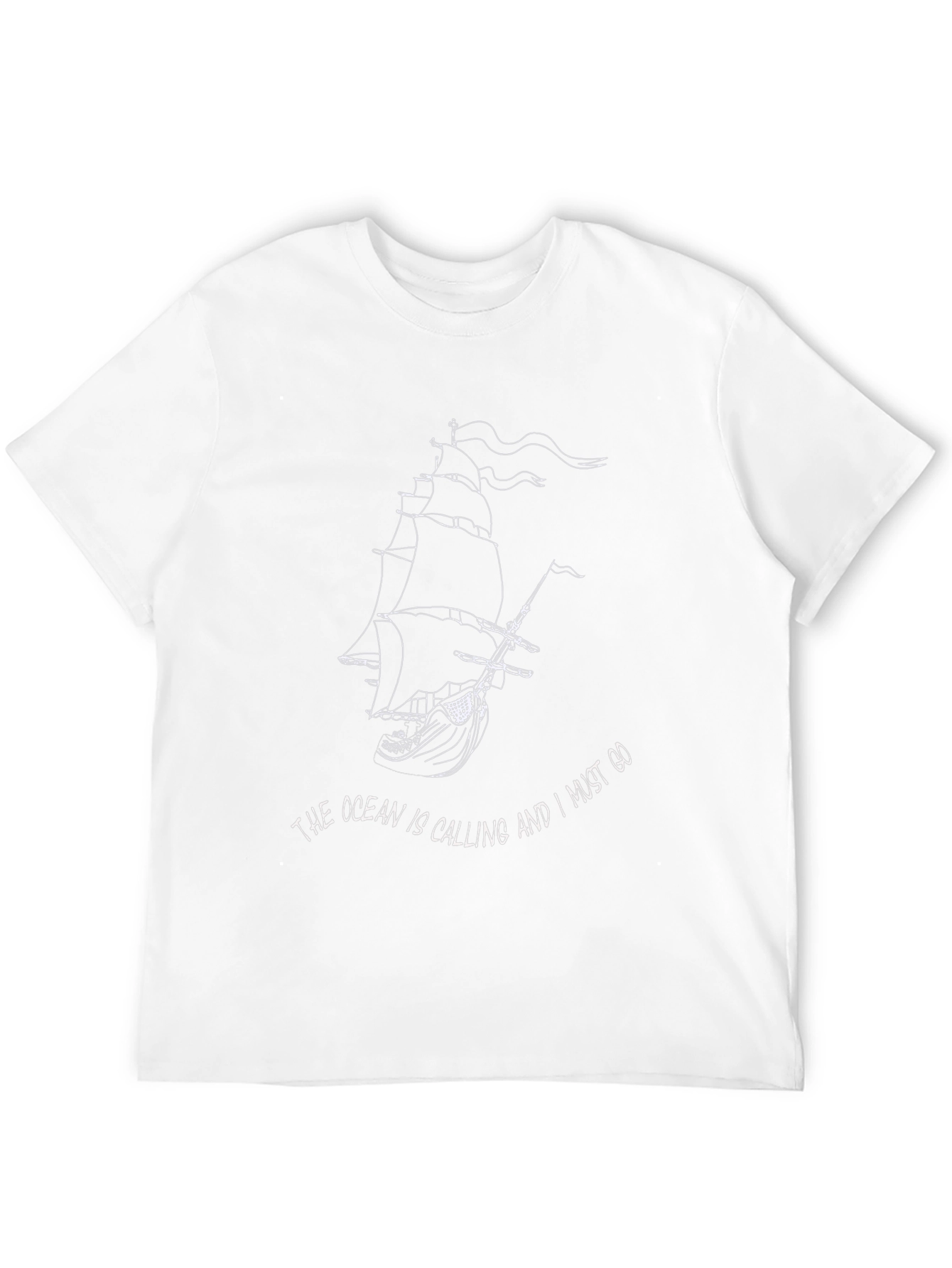 Ocean Calling Tee - Black Graphic T-Shirt