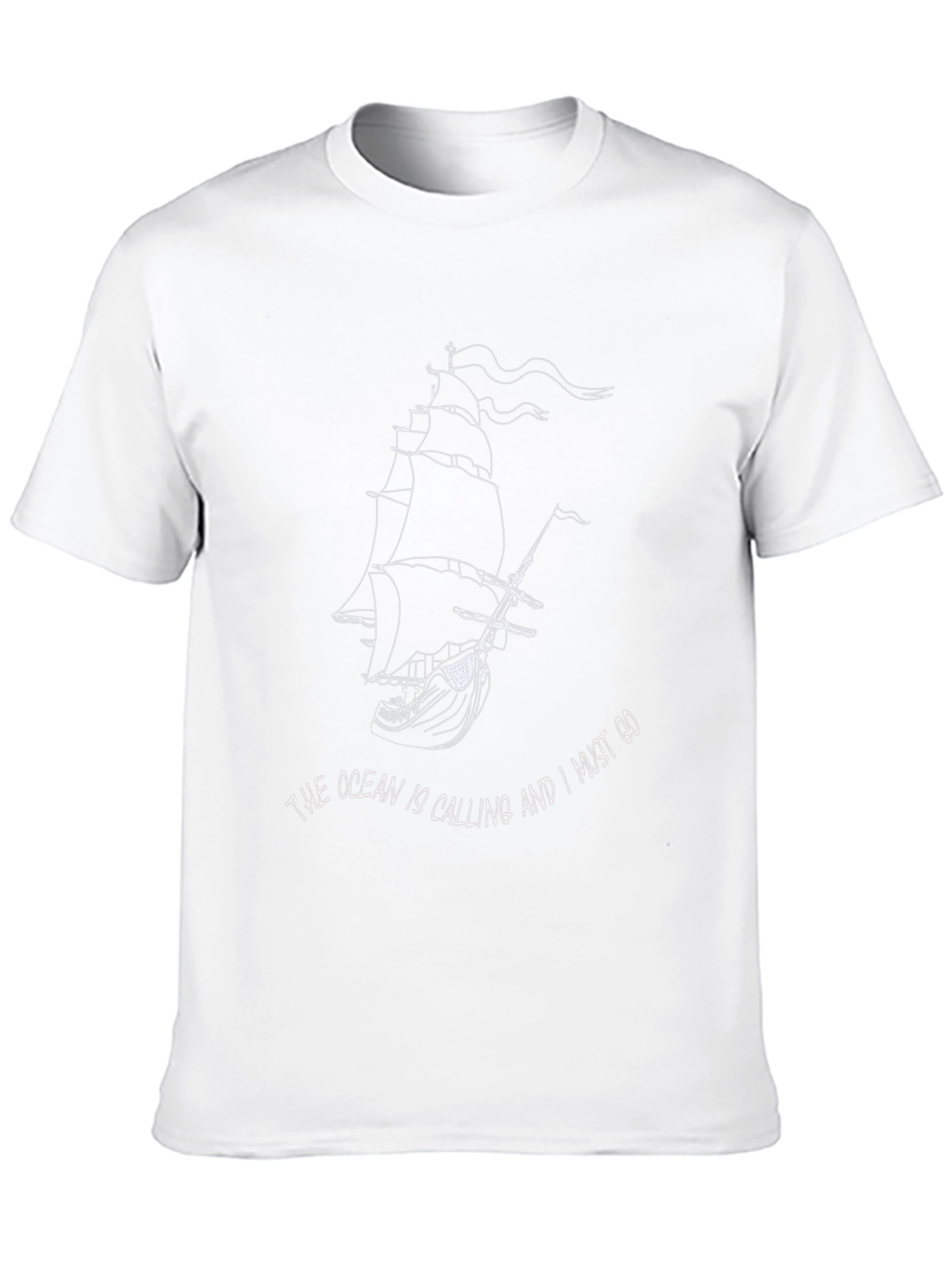 Ocean Calling Tee - Black Graphic T-Shirt