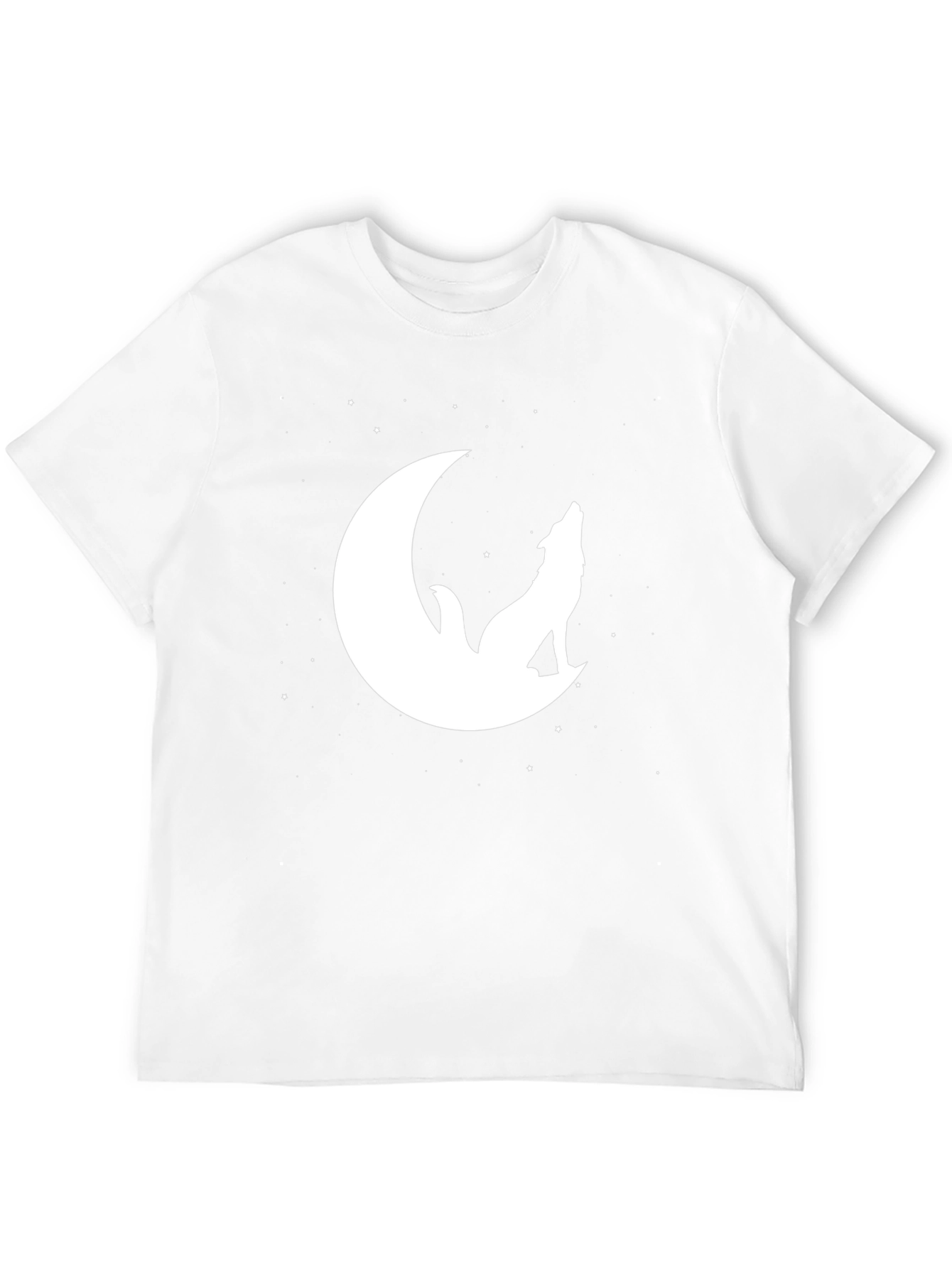 Wolf Moon Graphic Tee - Mens Black T-Shirt
