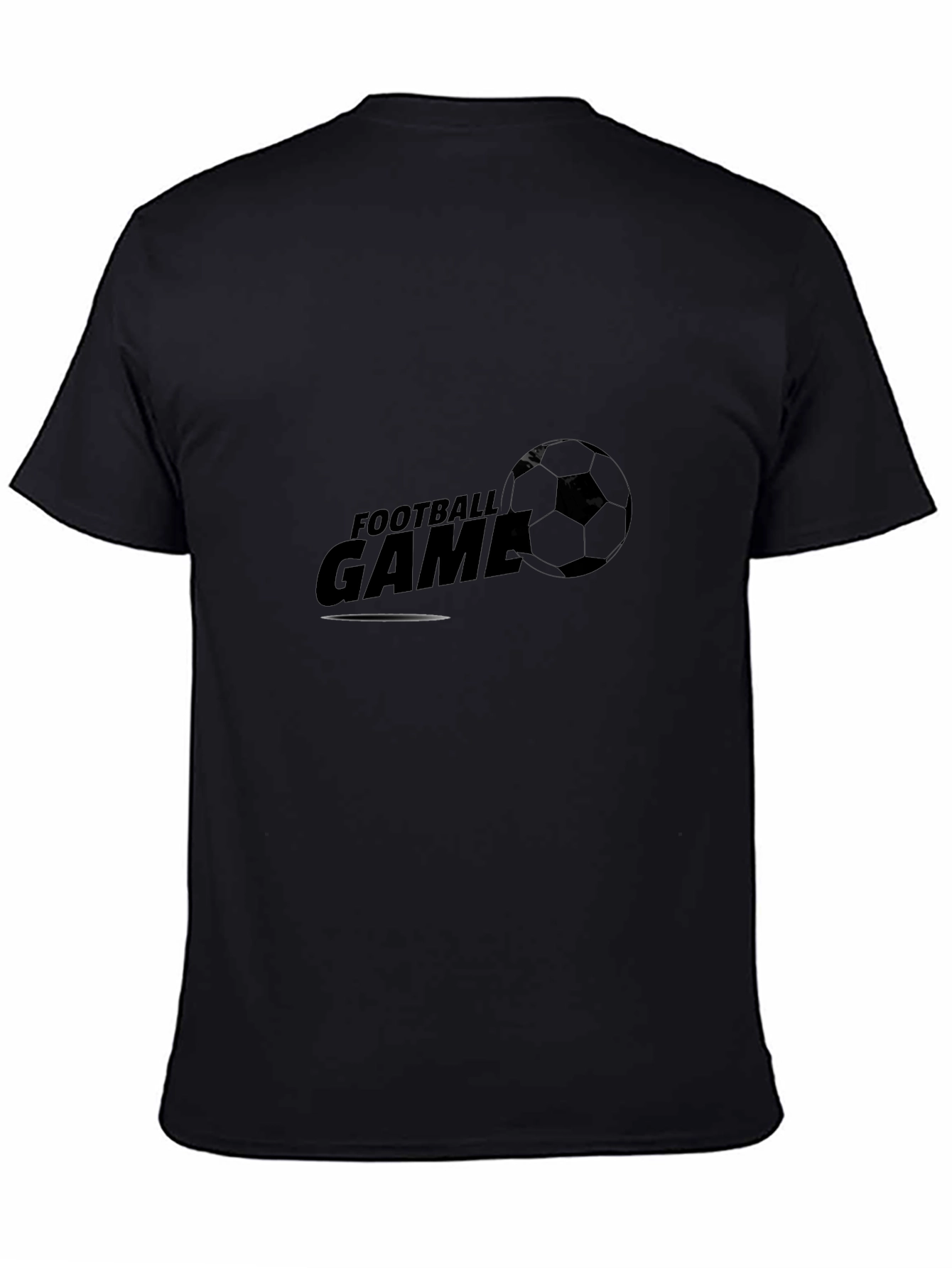 Football Game Black T-Shirt