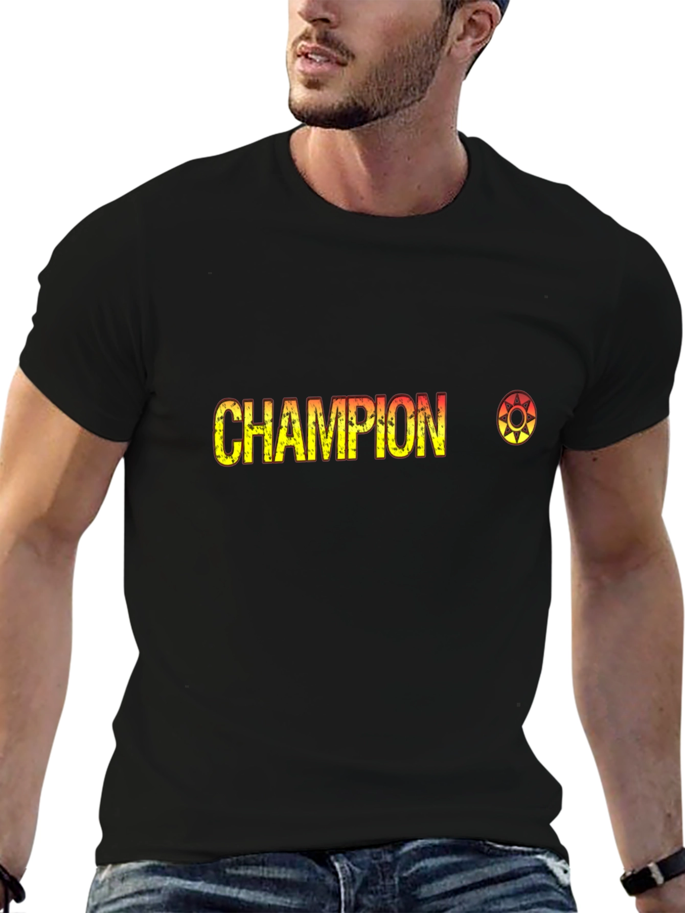 Champion Graphic Black T-Shirt