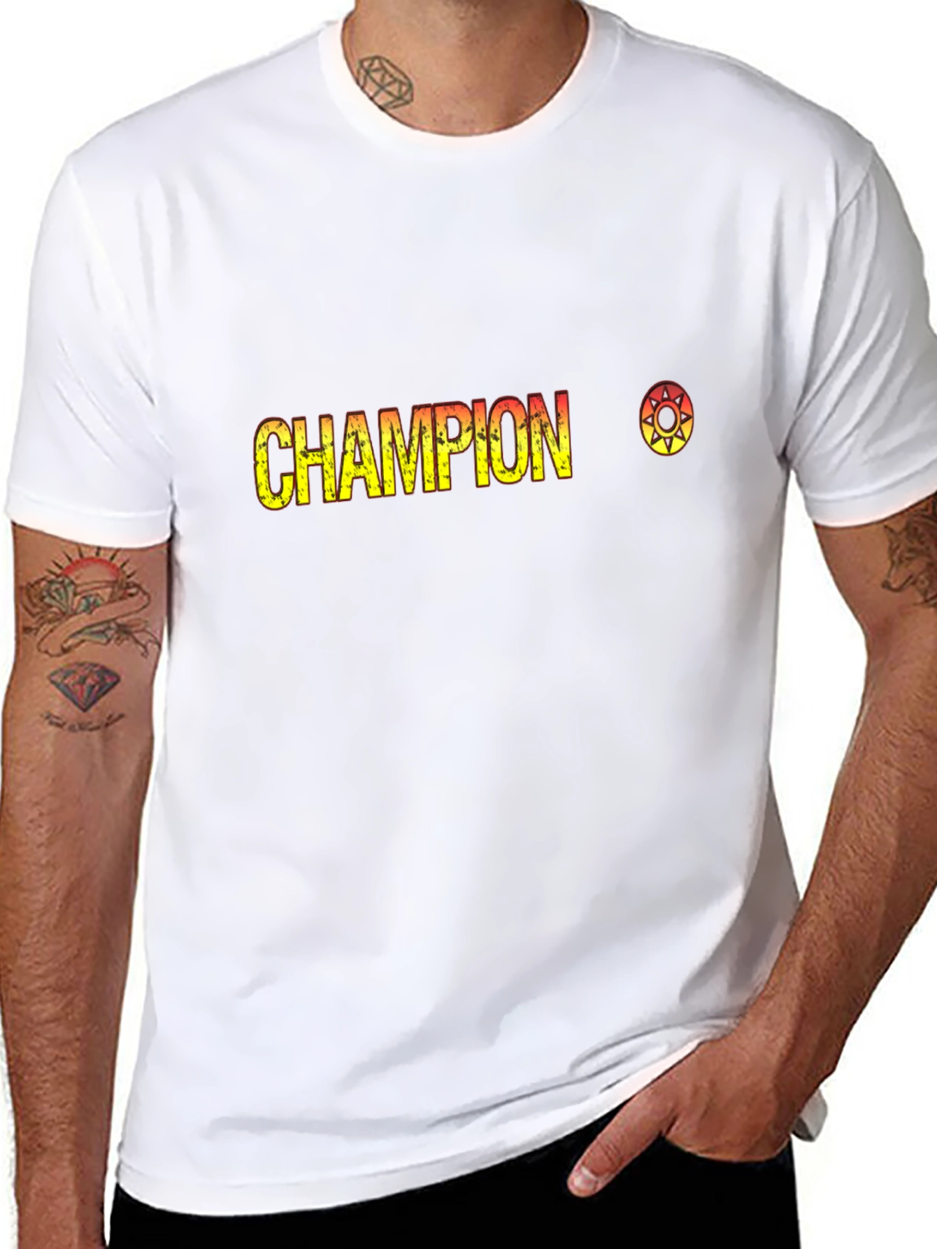 Champion Graphic Black T-Shirt