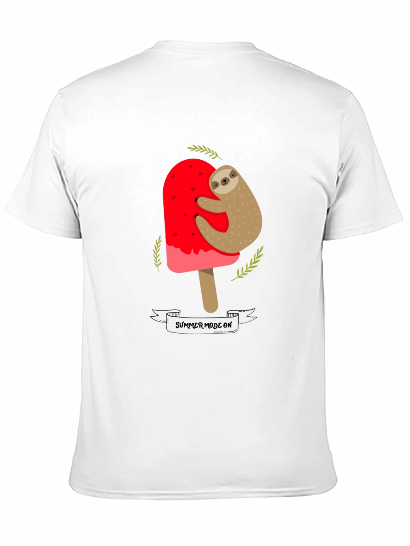 Sloth Summer Mode On Graphic T-Shirt
