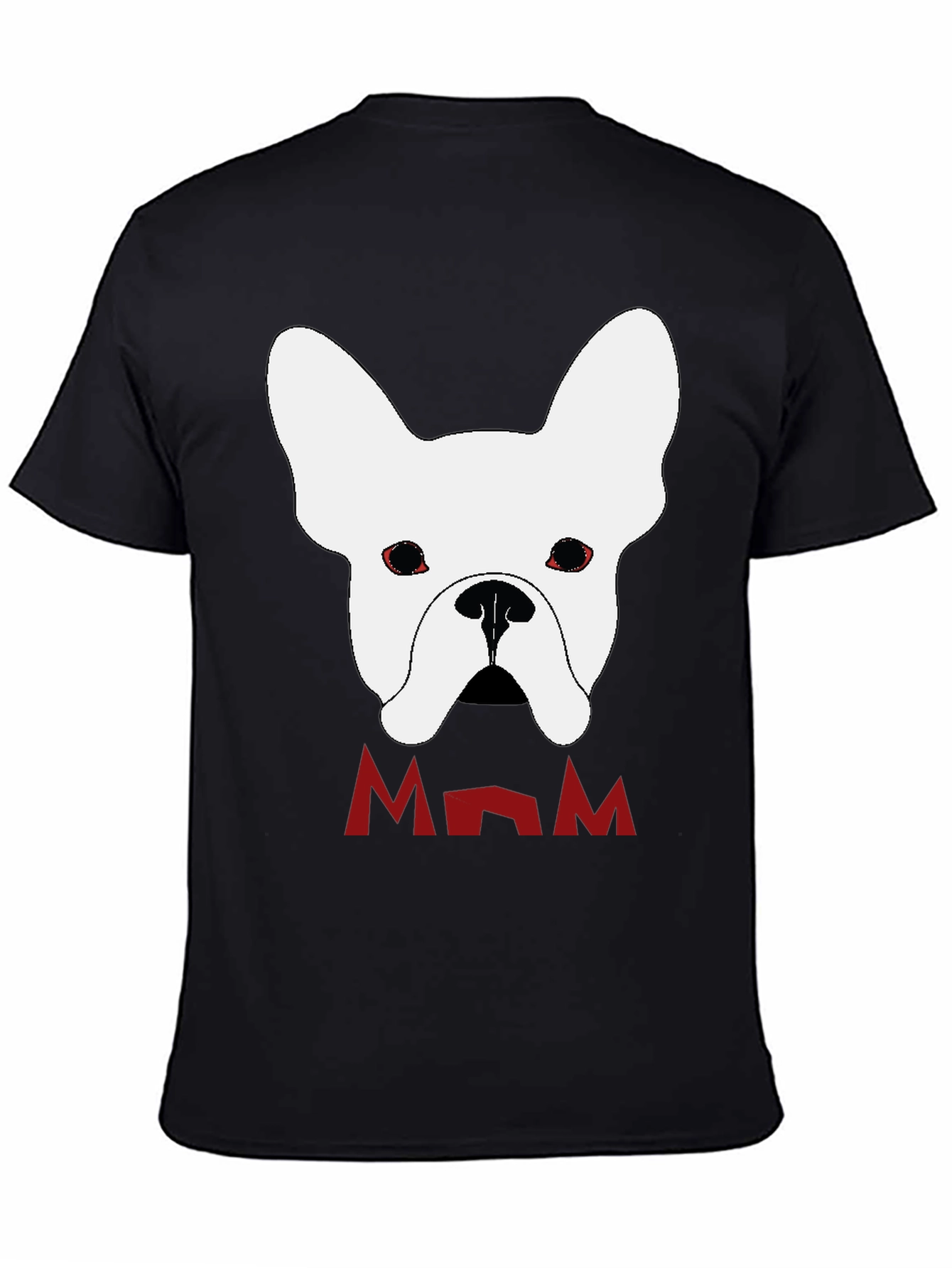 French Bulldog Mom Black T-Shirt