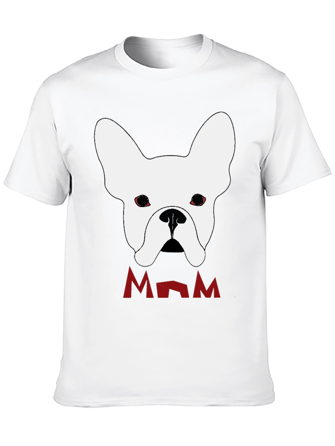 French Bulldog Mom Black T-Shirt
