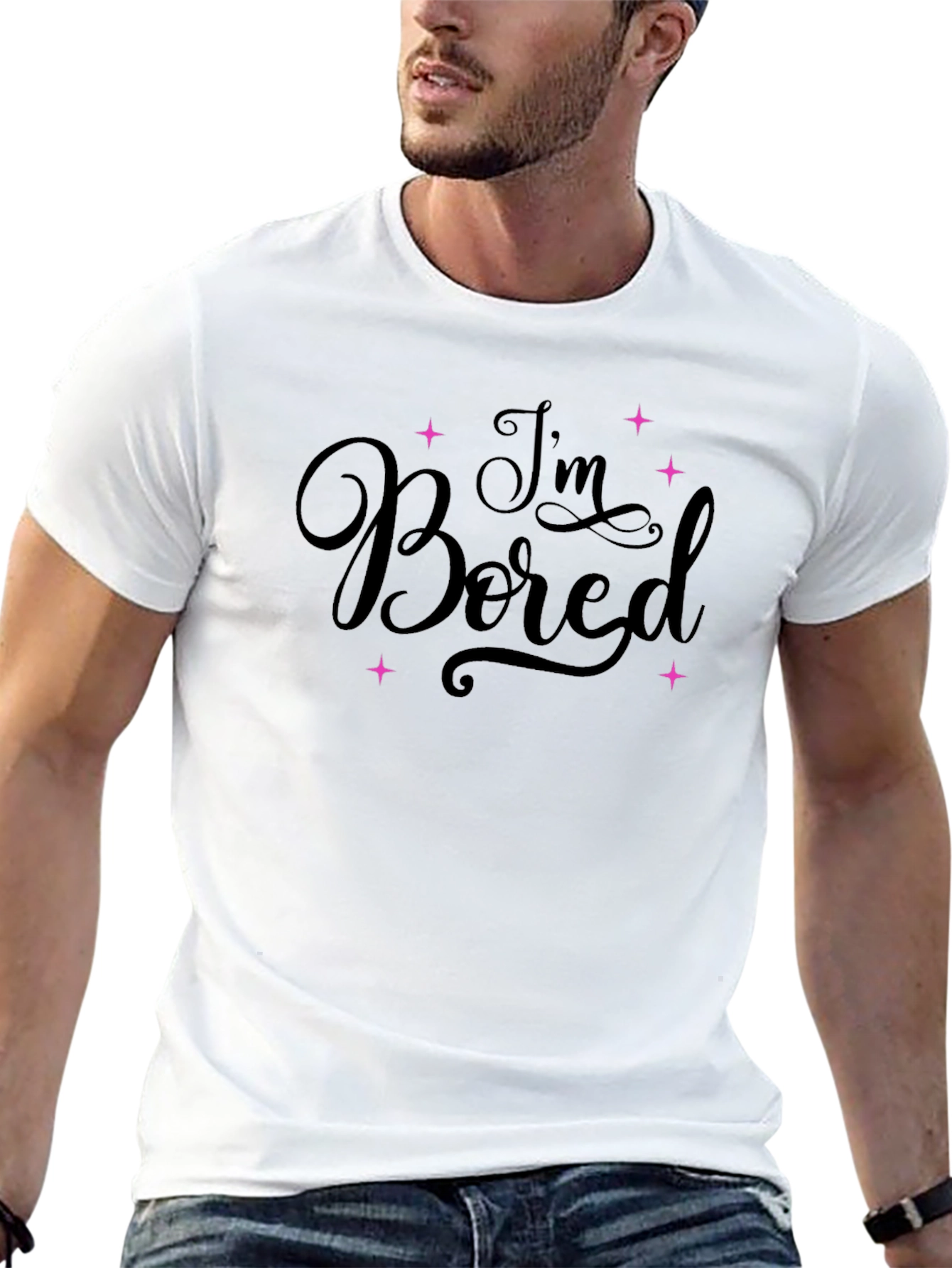 Im Bored Graphic T-Shirt