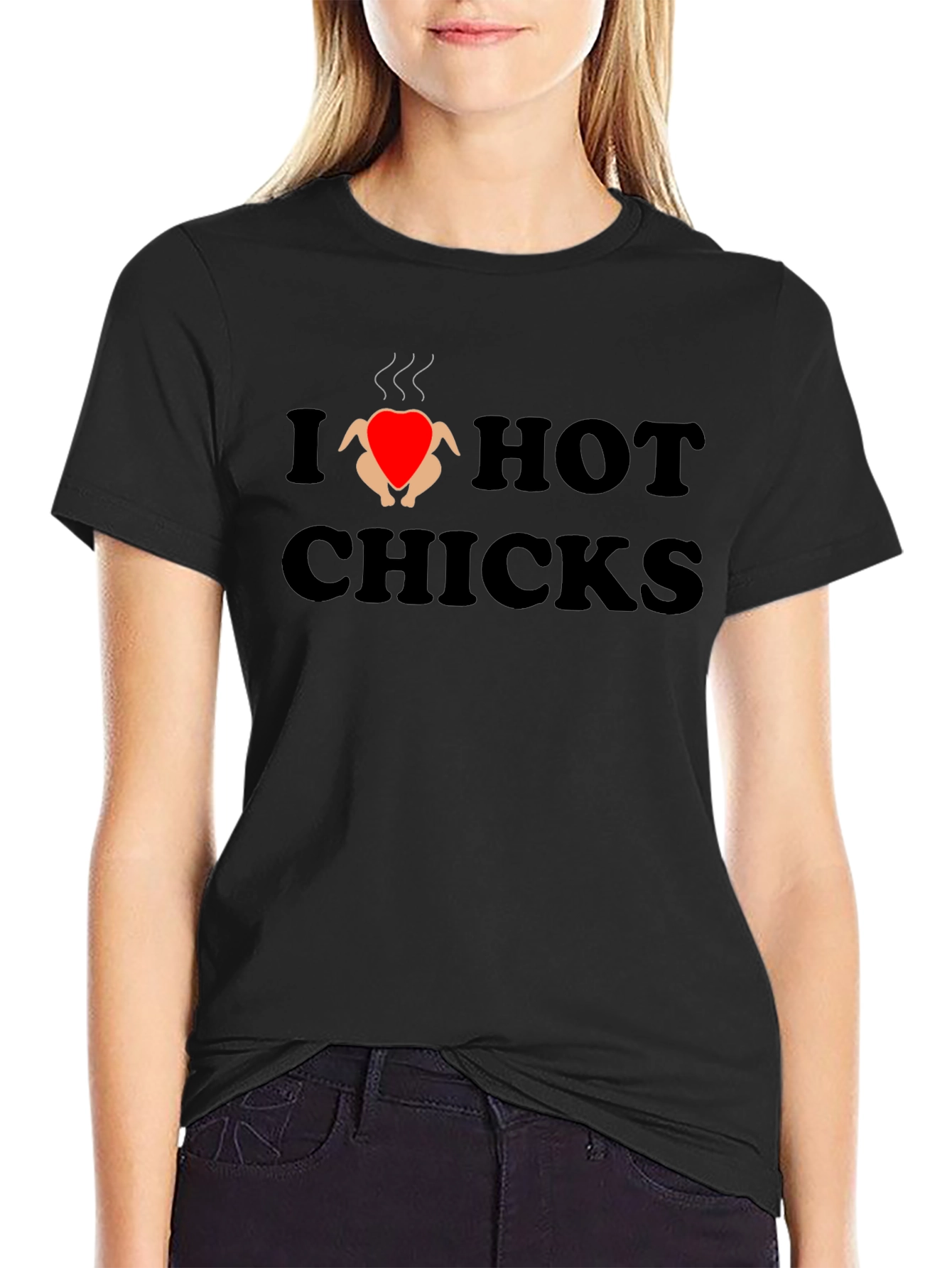 I Love Hot Chicks Graphic Tee