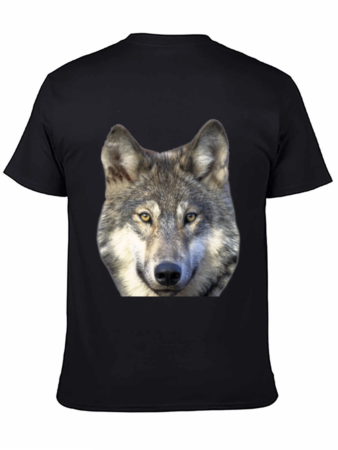 Wolf Graphic Tee - Mens Black T-Shirt
