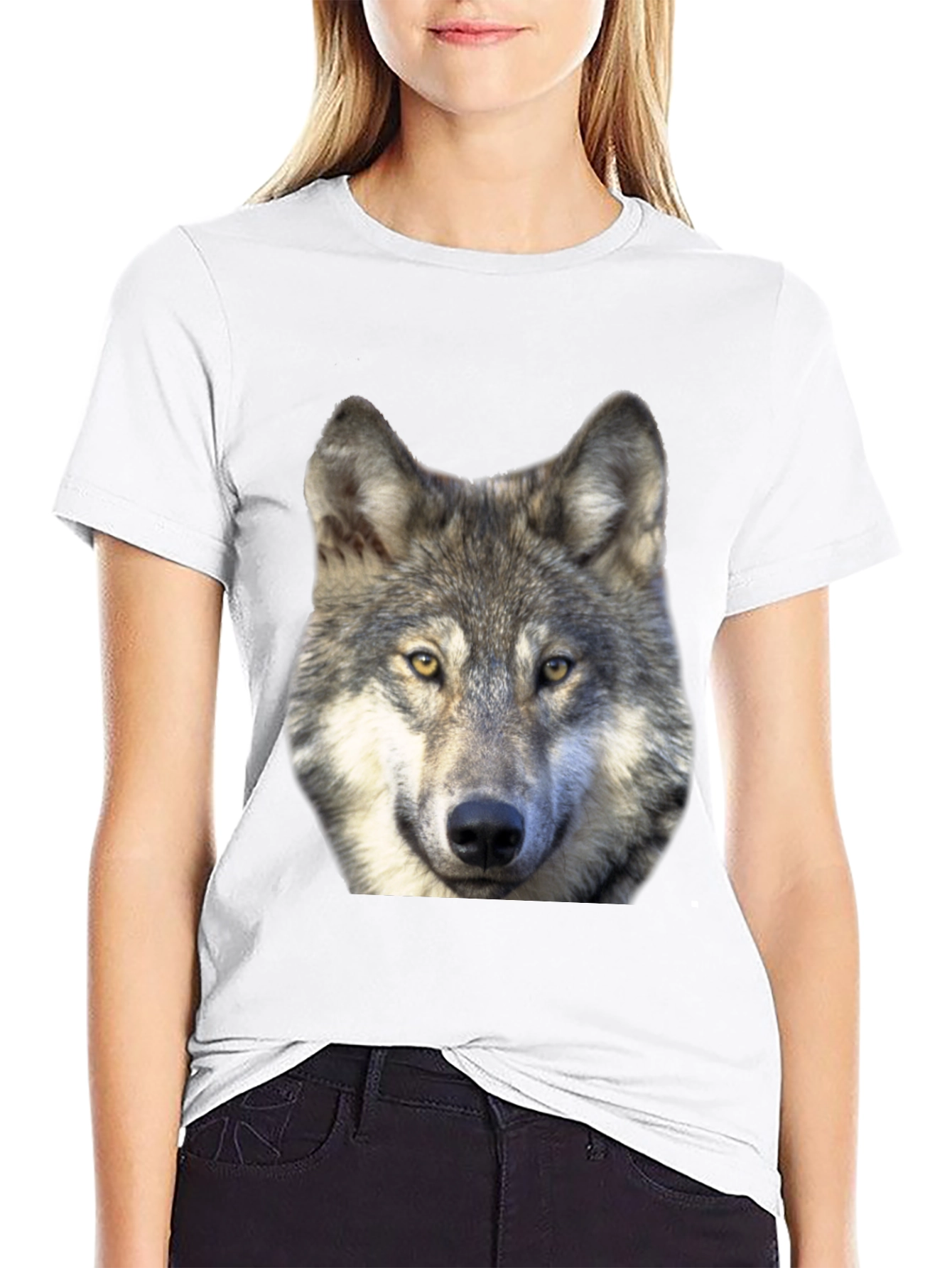 Wolf Graphic Tee - Mens Black T-Shirt