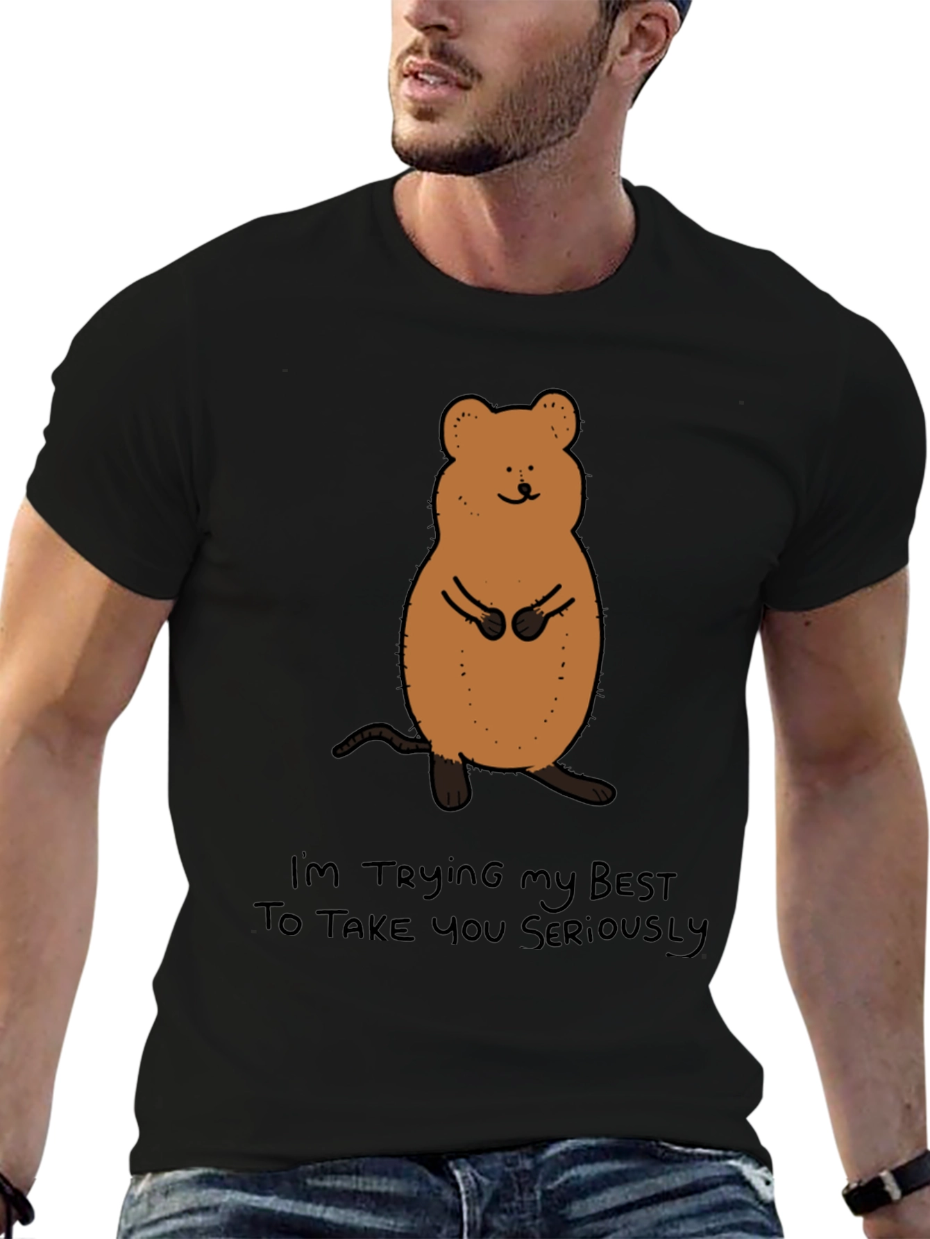 Funny Quokka T-Shirt - Im Trying My Best
