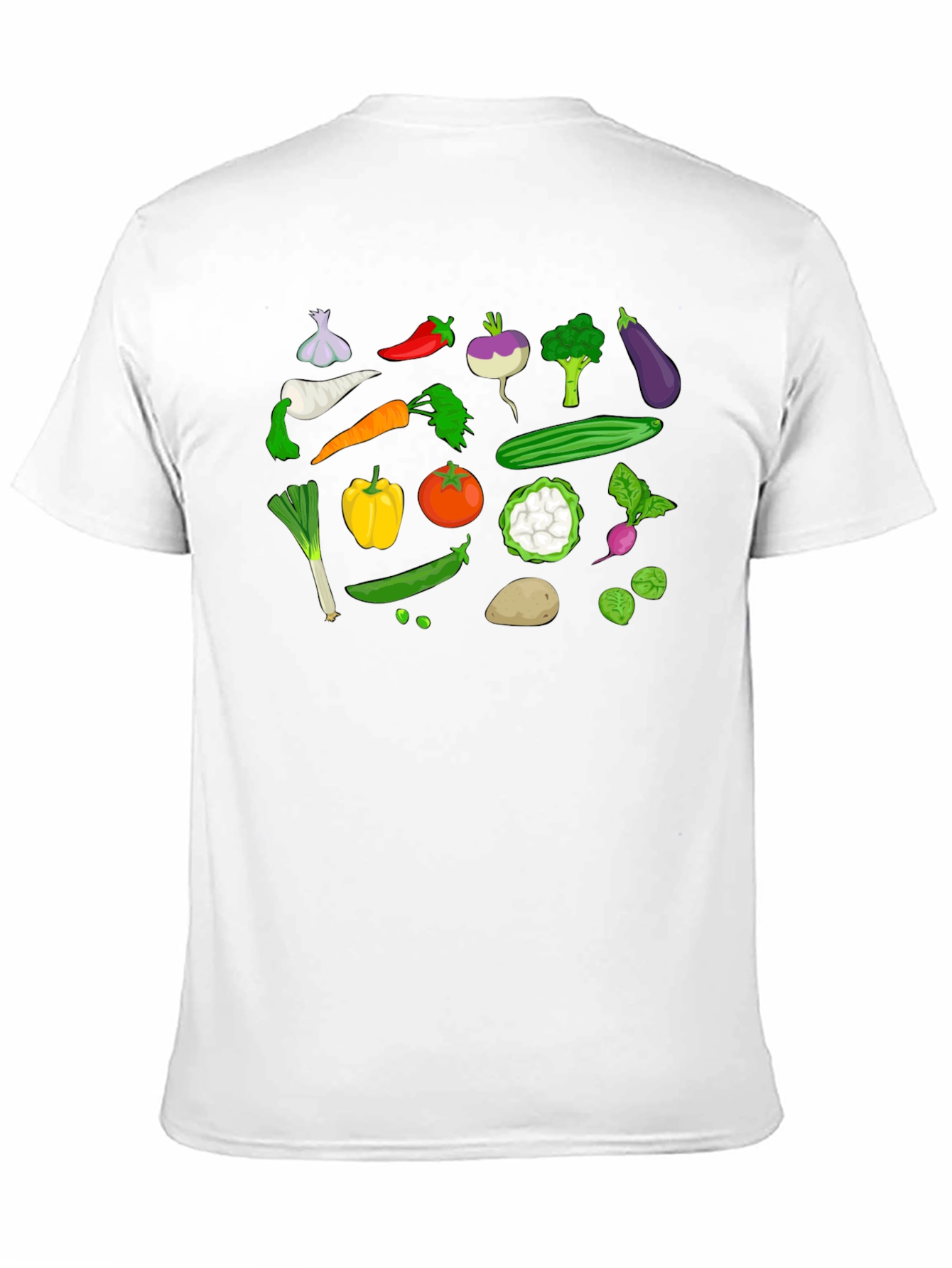 Vegetable Graphic T-Shirt - Fresh Produce Design