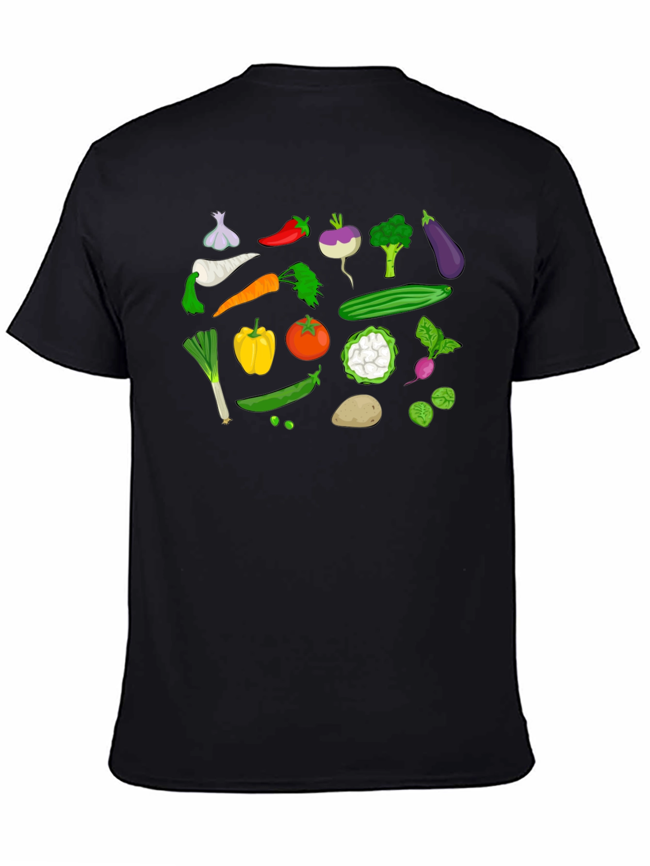 Vegetable Graphic T-Shirt - Fresh Produce Design