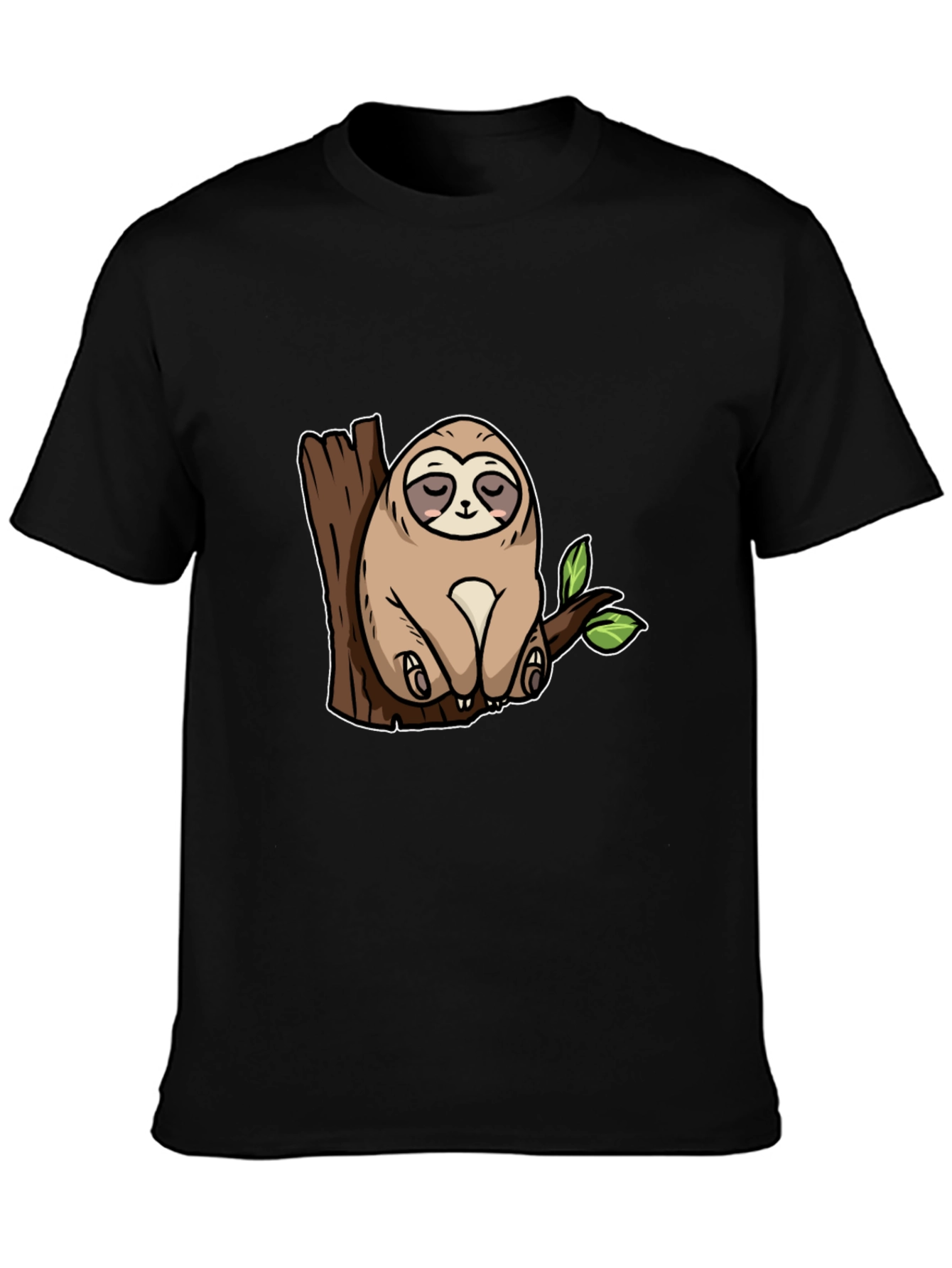 Sloth on Tree T-Shirt - Cute Animal Tee