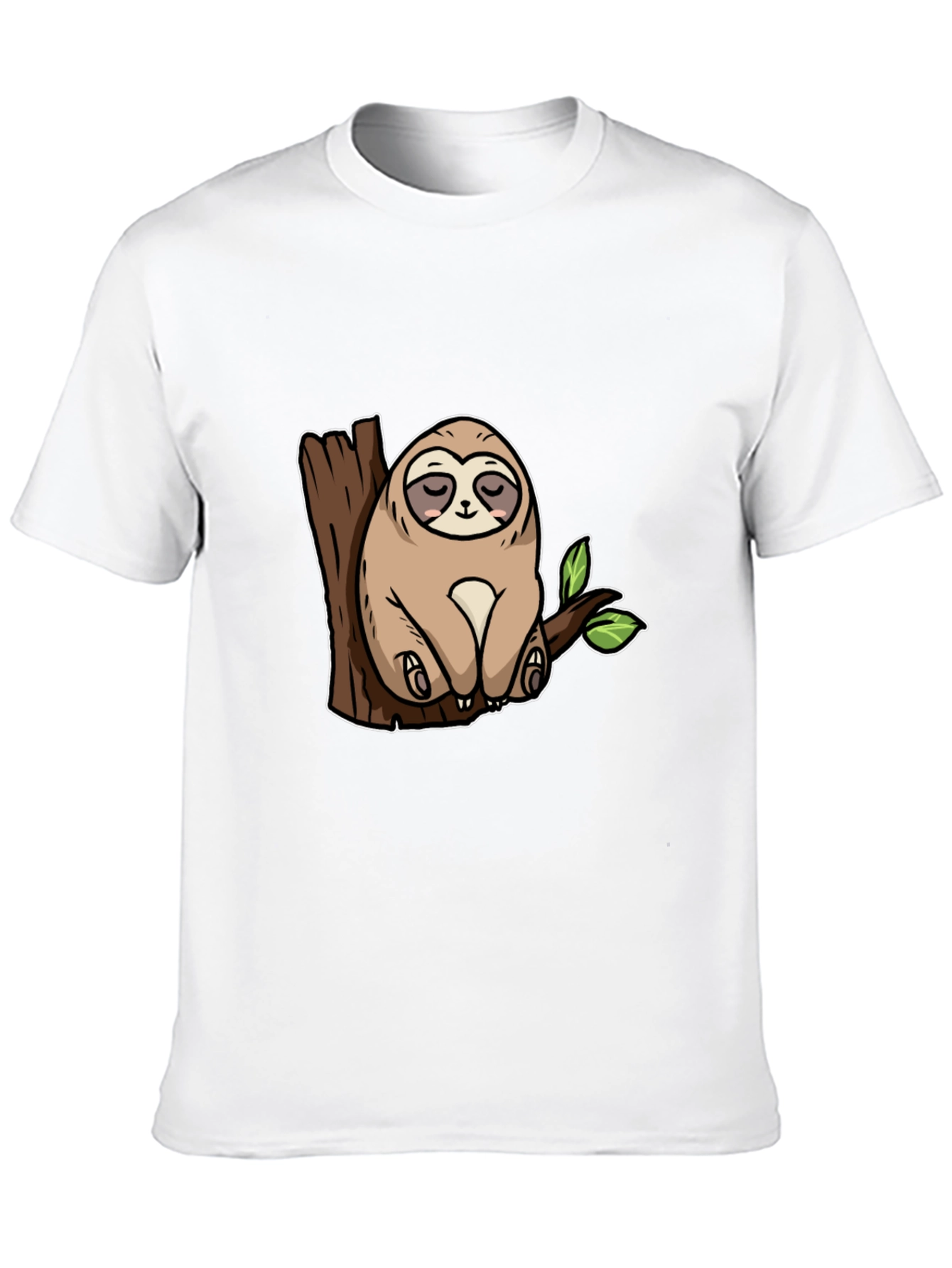 Sloth on Tree T-Shirt - Cute Animal Tee