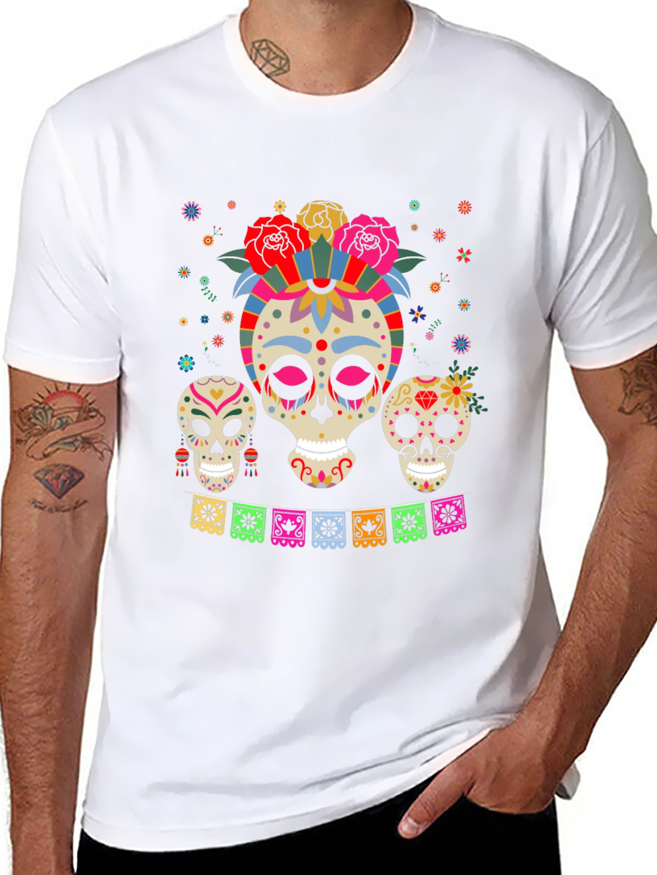 Day of the Dead Skull T-Shirt