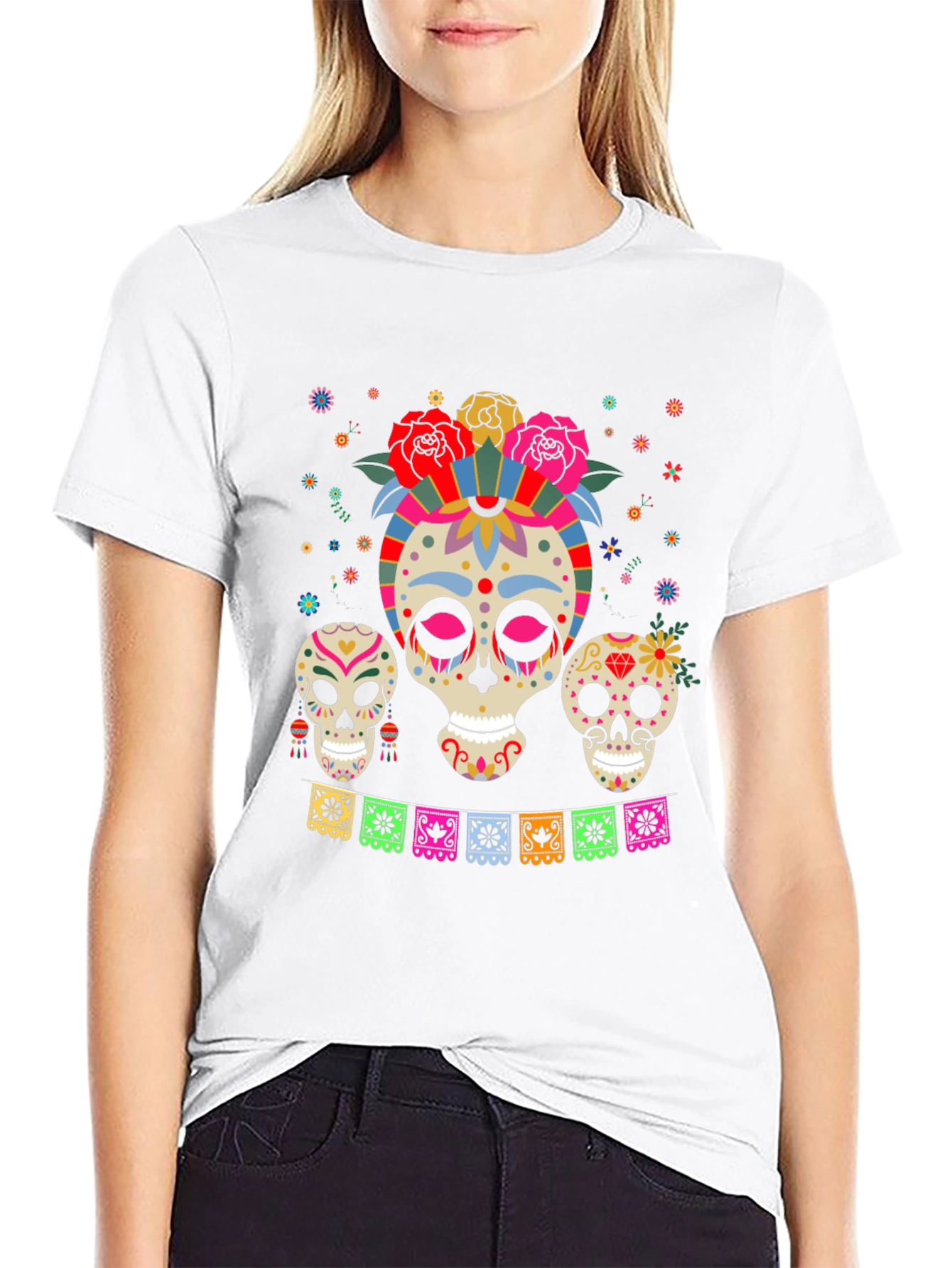 Day of the Dead Skull T-Shirt