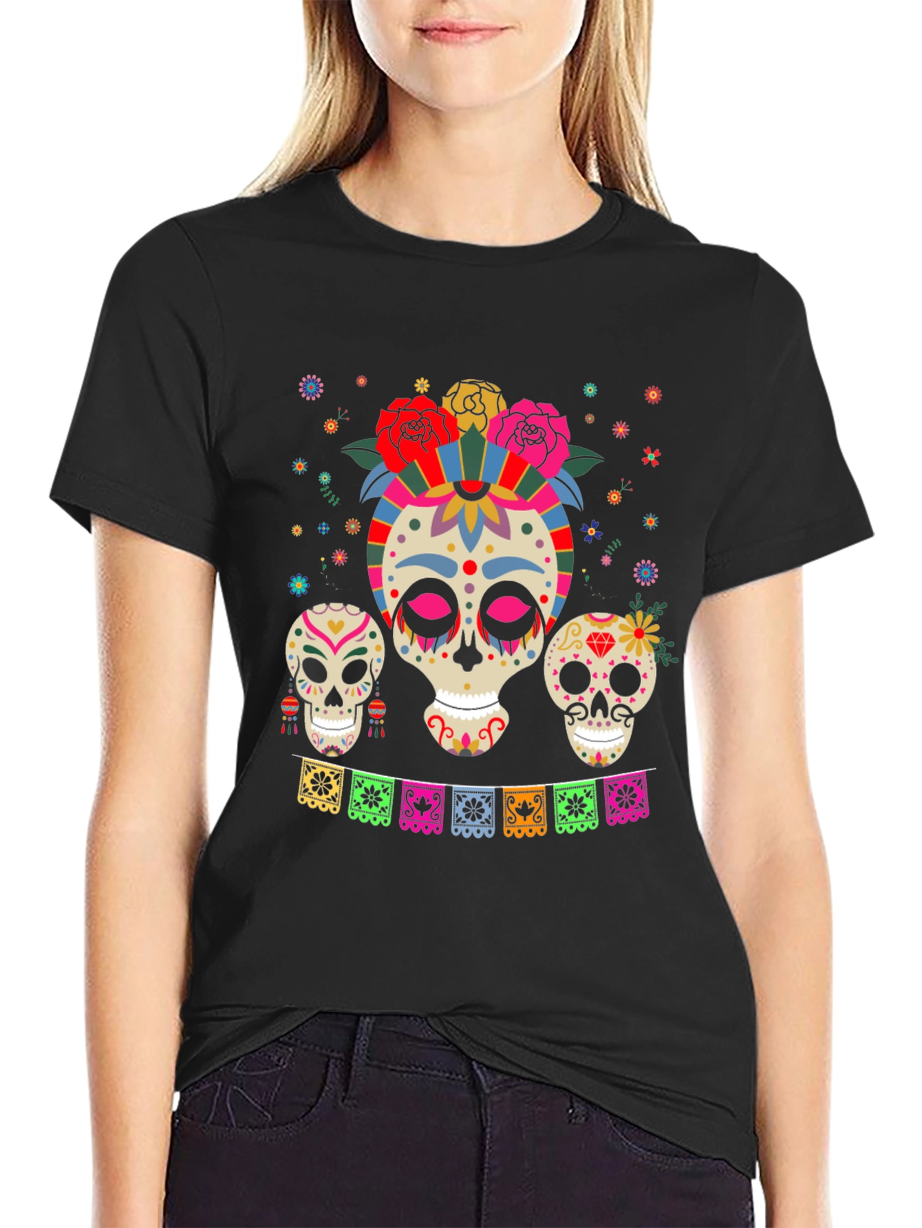 Day of the Dead Skull T-Shirt